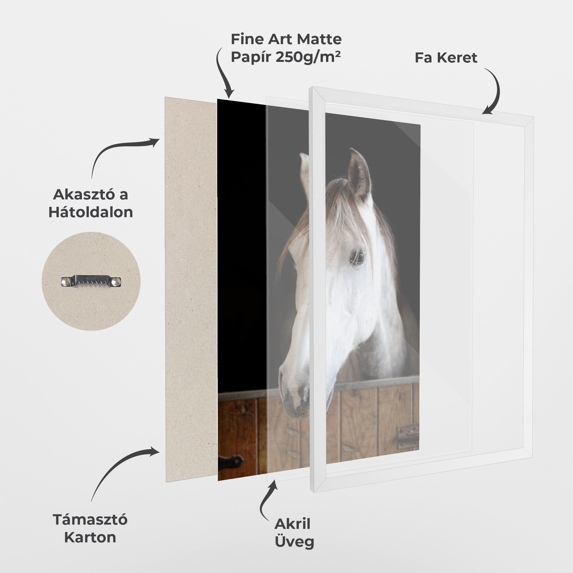 Grey Horse Head mockup 1