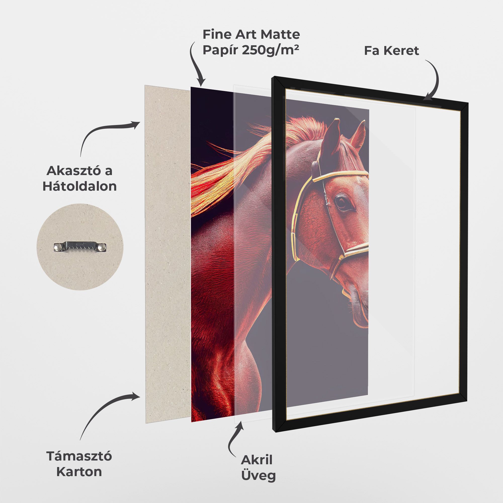Red Horse Portrait mockup 1