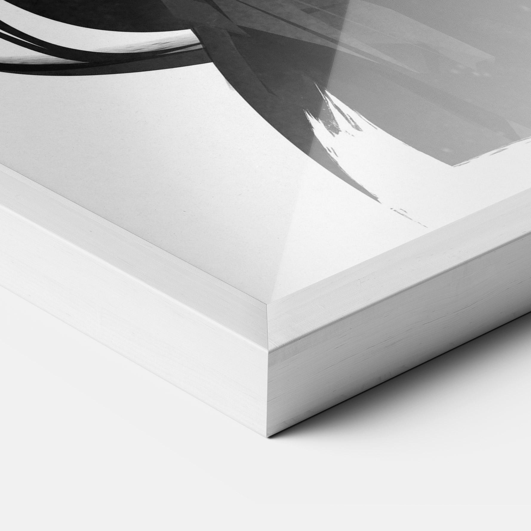 Keretezett Poszter Black Horse Portrait mockup 3