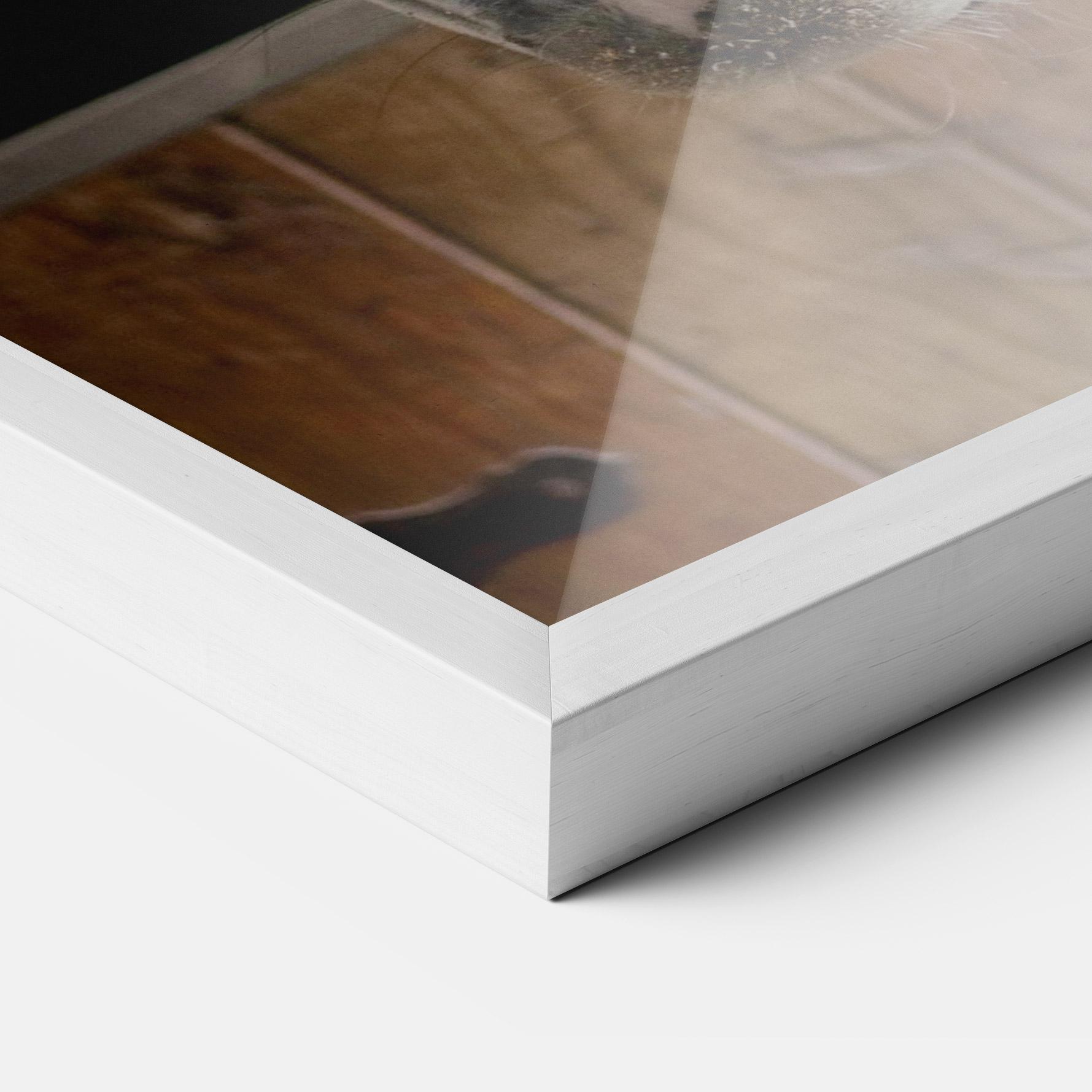 Keretezett Poszter Grey Horse Head mockup 3