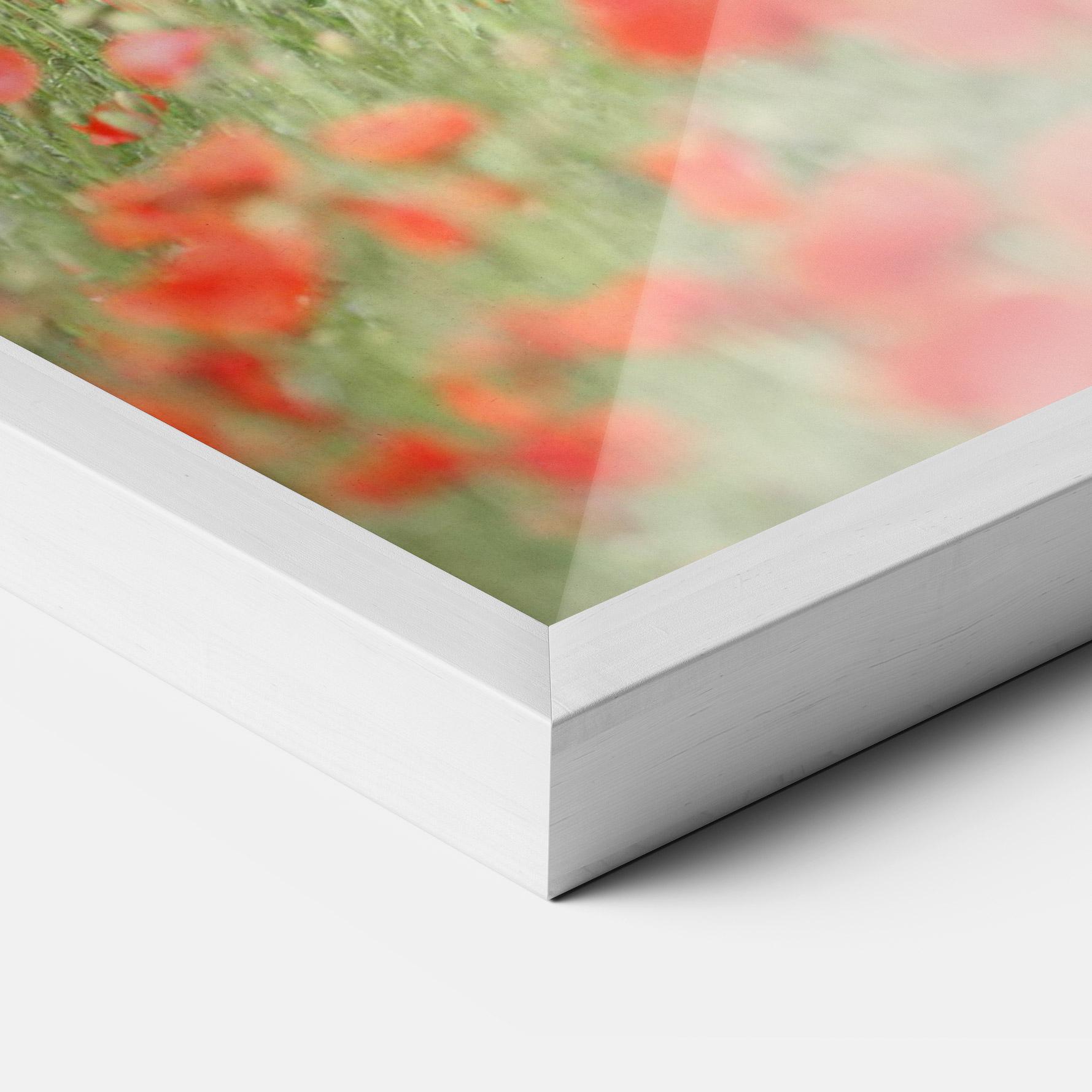 Keretezett Poszter Red Flowers Horse mockup 3