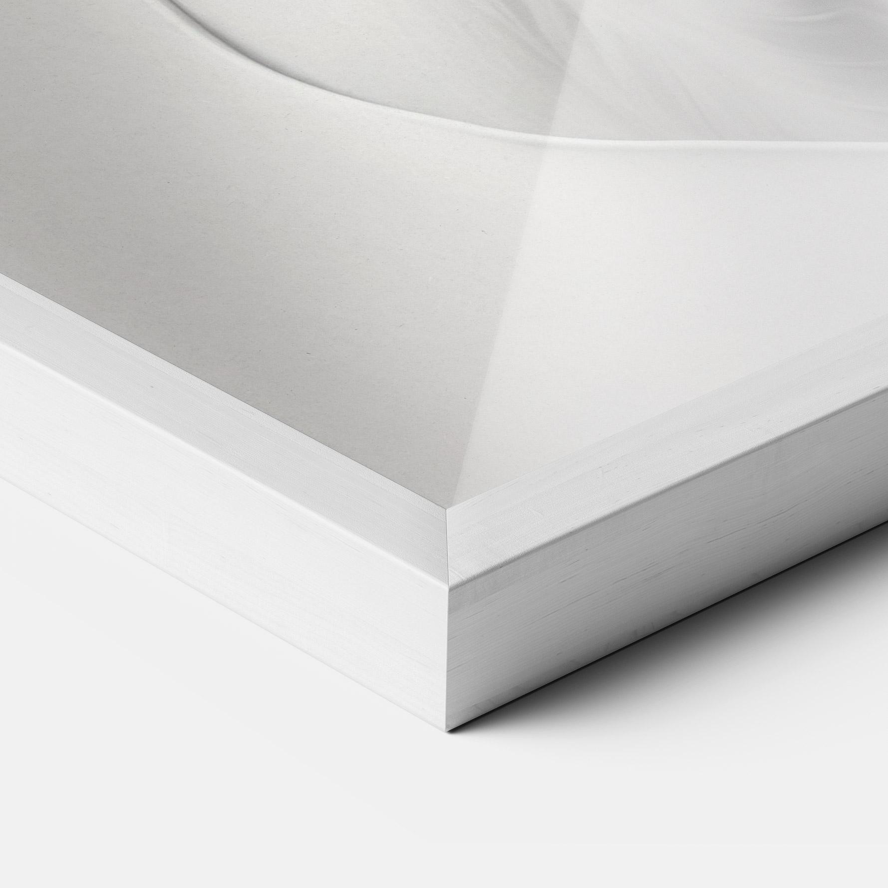 Keretezett Poszter White Horse Portrait mockup 3