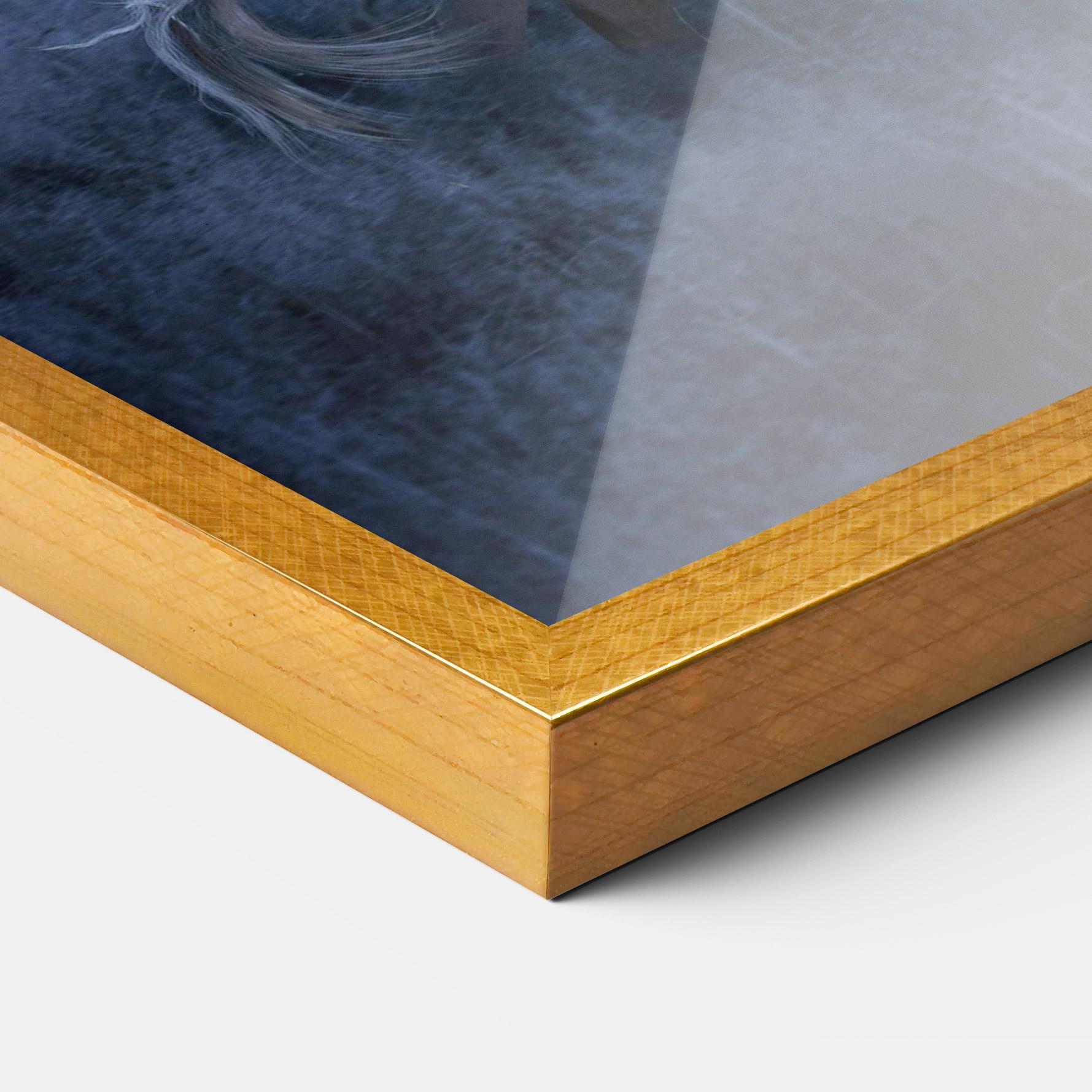 Keretezett Poszter Blue Moon Unicorn mockup 3