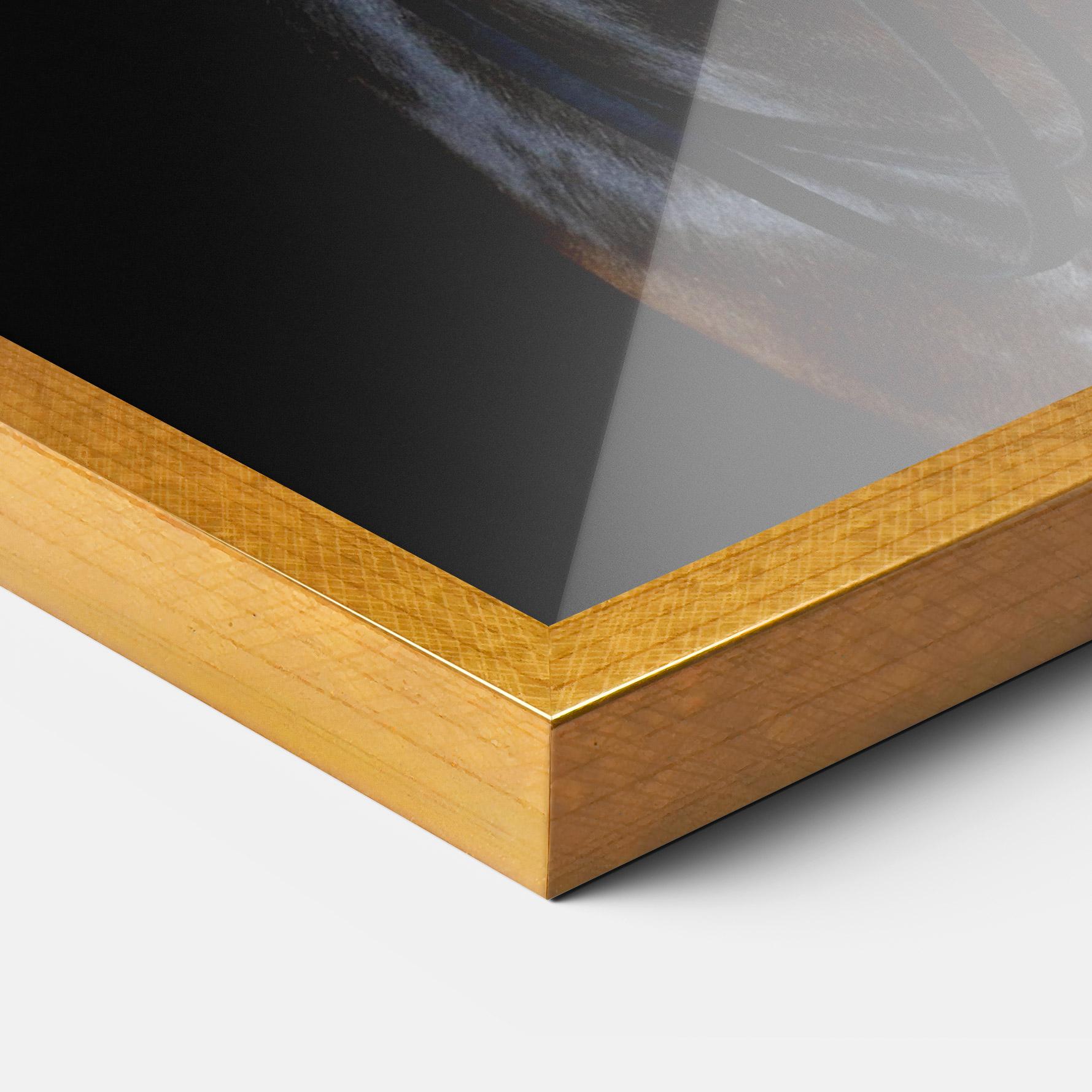 Keretezett Poszter Brown Horse On Black mockup 3