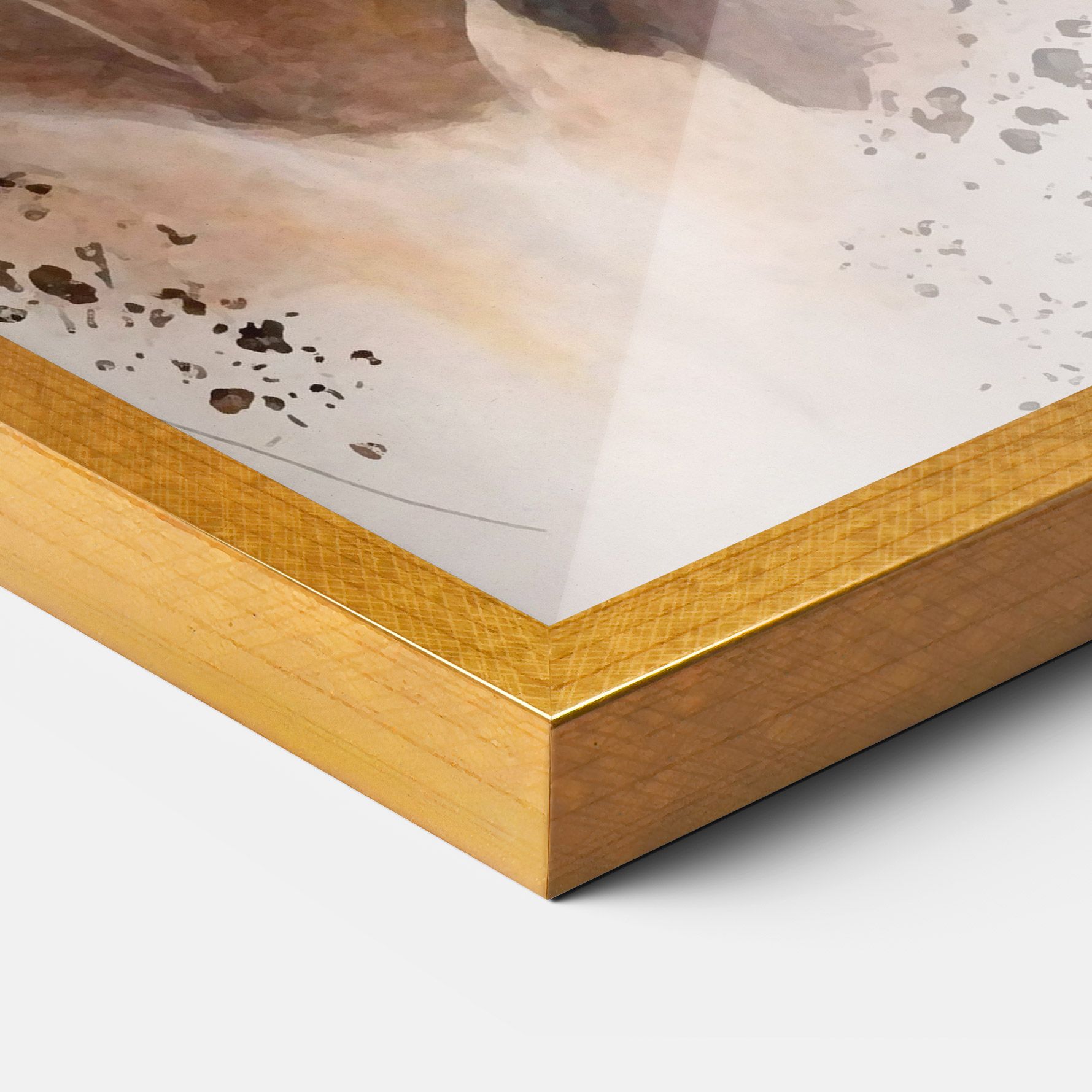 Gold Horse Painting mockup 3