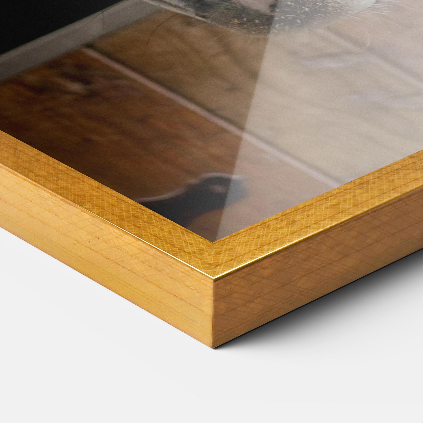 Keretezett Poszter Grey Horse Head mockup 3