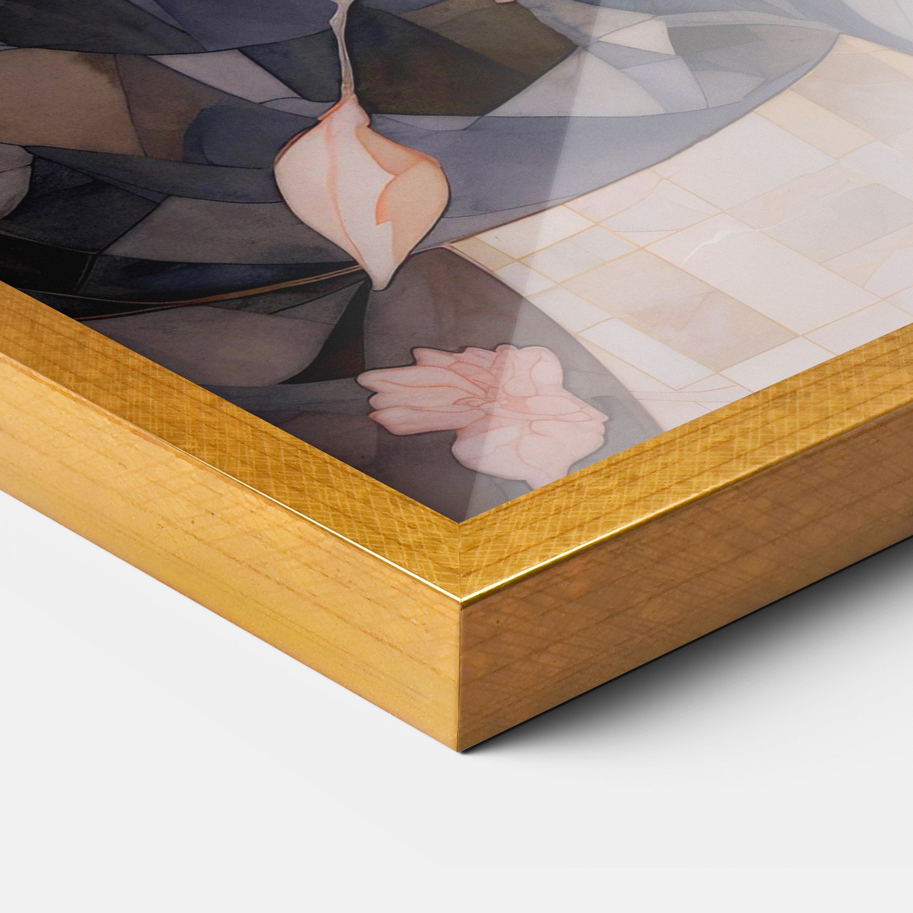 Mosaic Painting Horse mockup 3