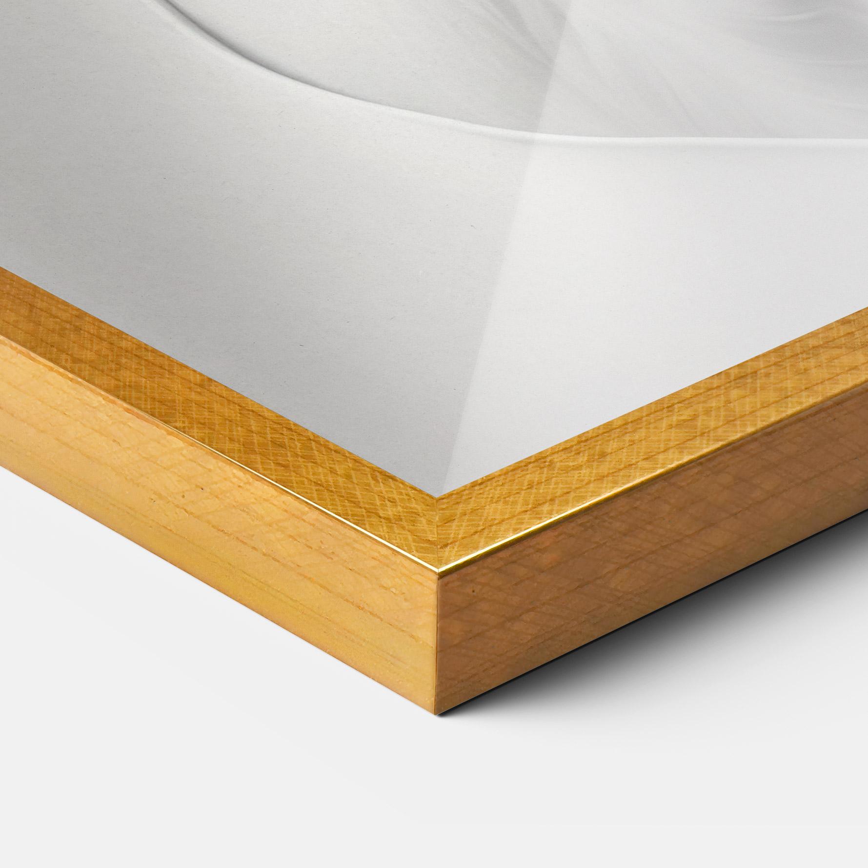 Keretezett Poszter White Horse Portrait mockup 3