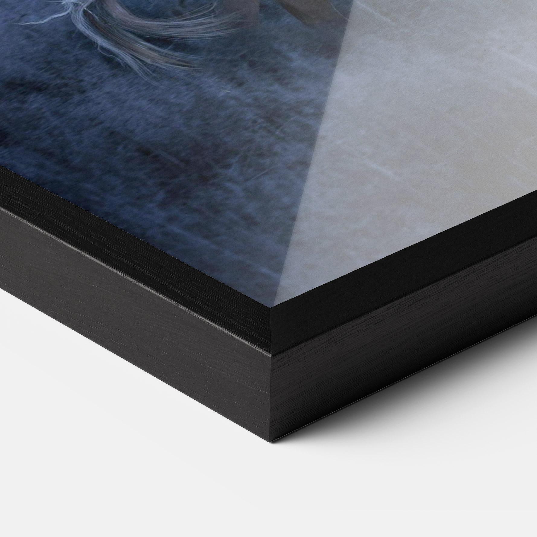 Keretezett Poszter Blue Moon Unicorn mockup 3