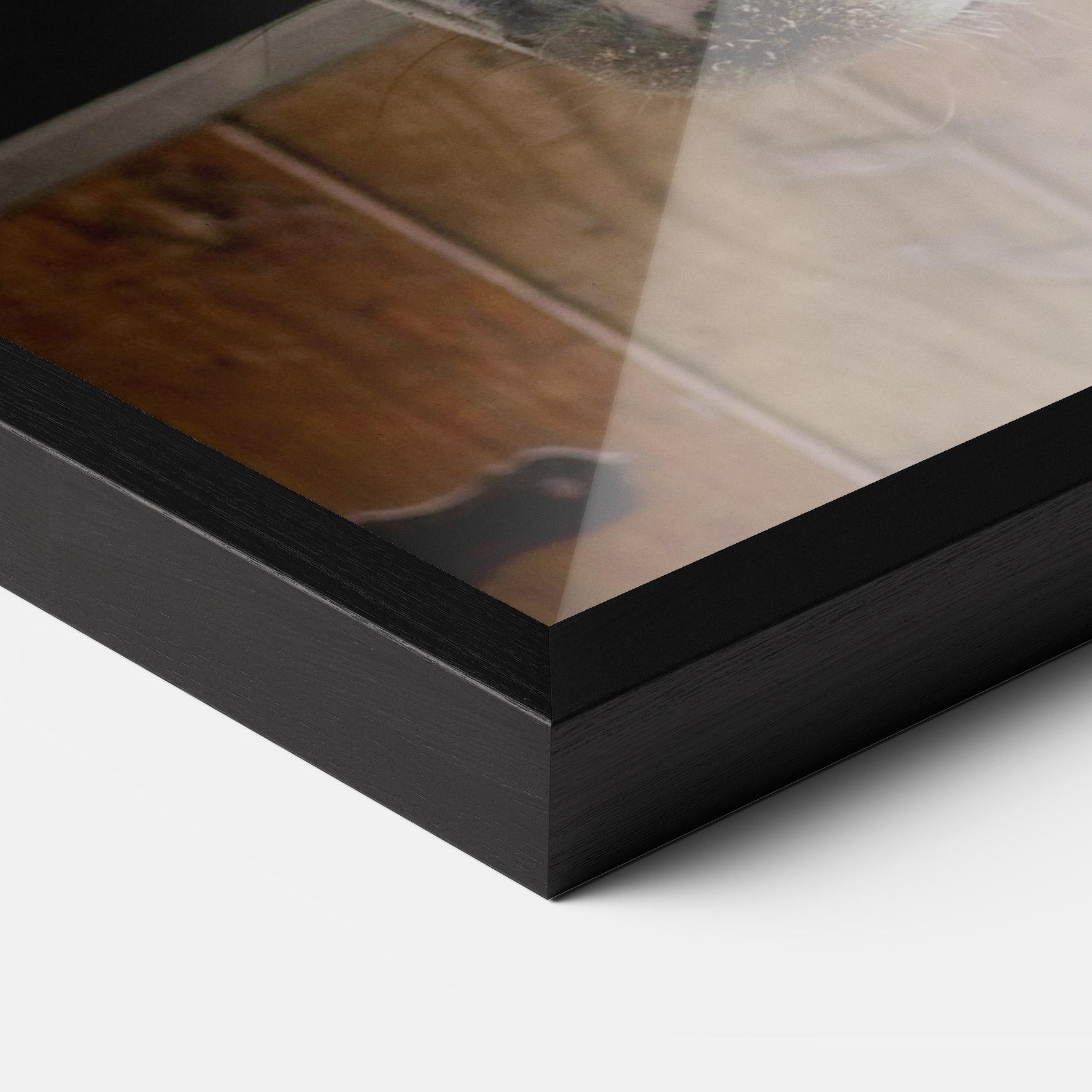 Keretezett Poszter Grey Horse Head mockup 3