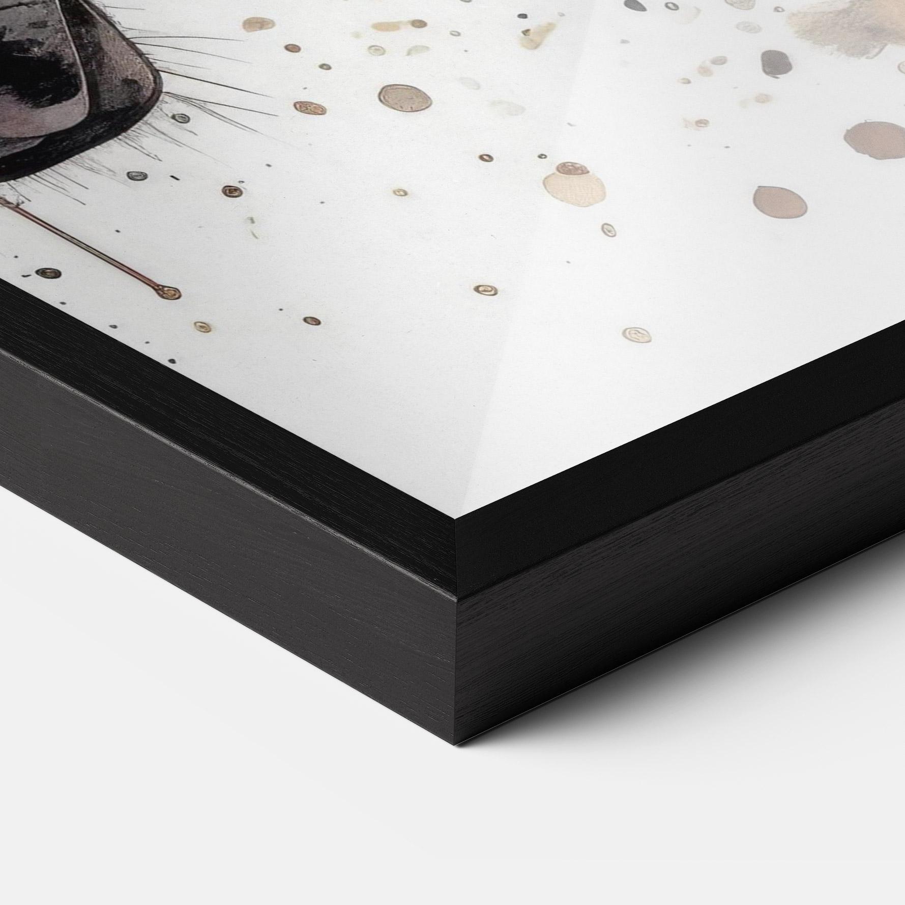 Keretezett Poszter Watercolor Horse mockup 3