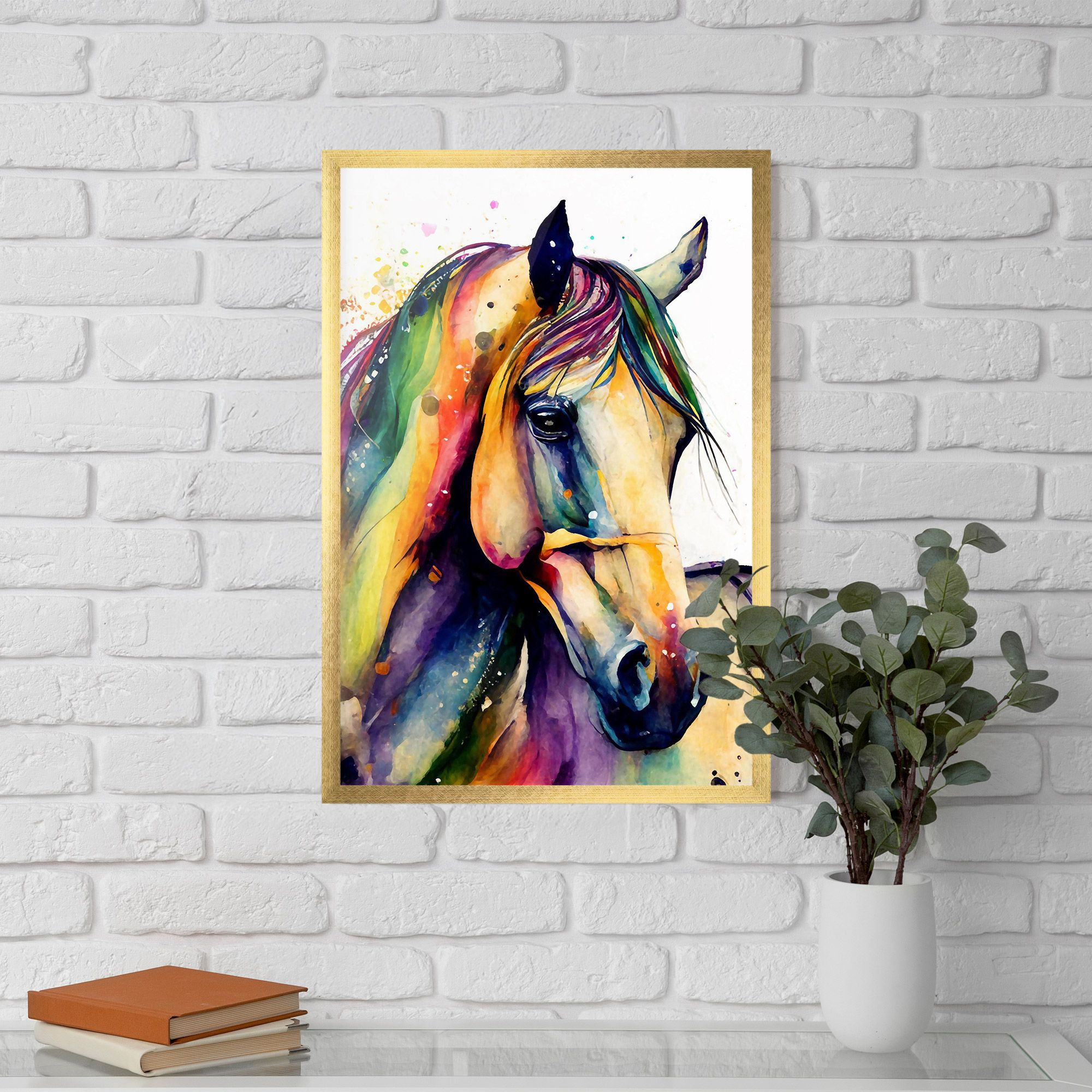 Colorful Horse mockup 5
