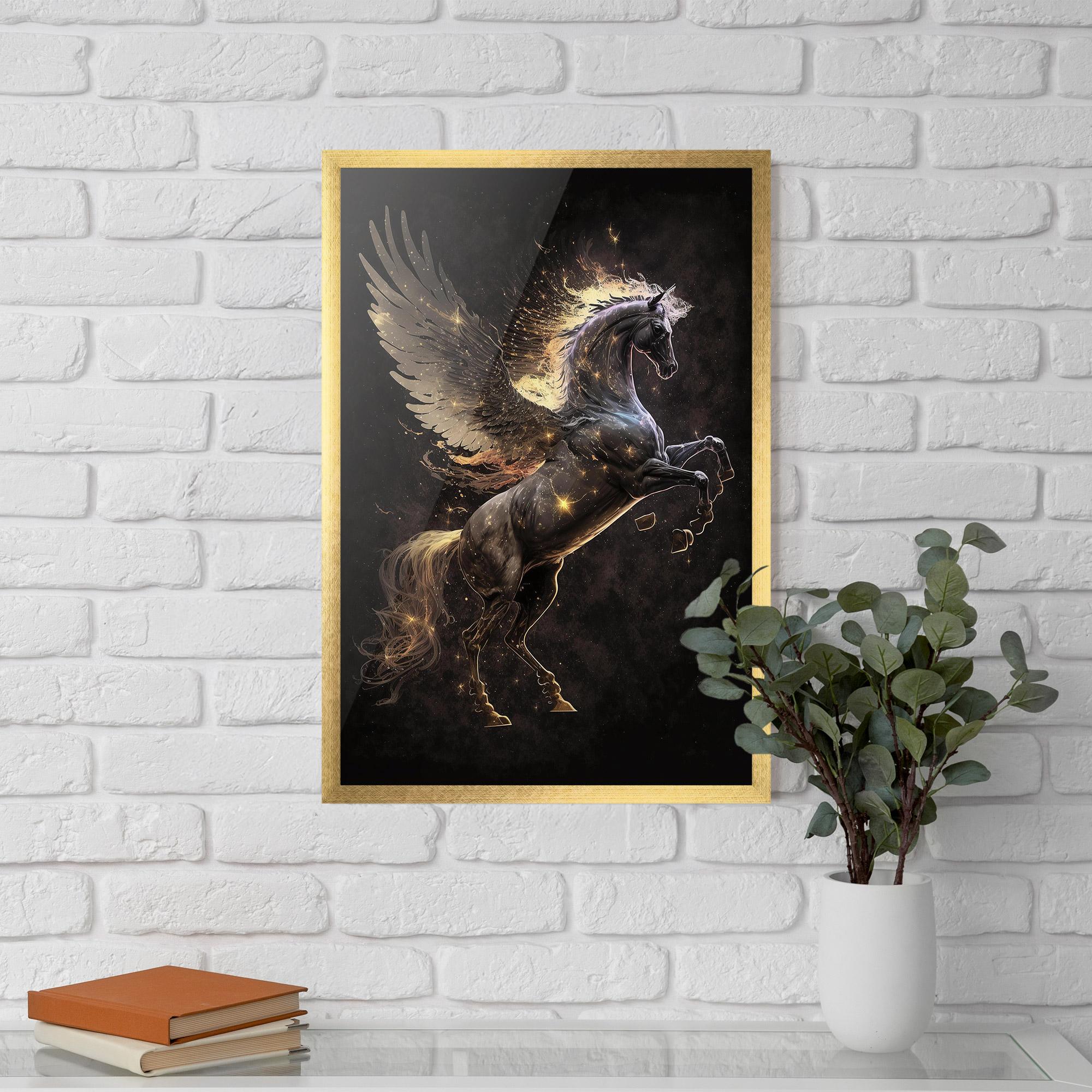 Keretezett Poszter Galaxy Pegasus mockup 5