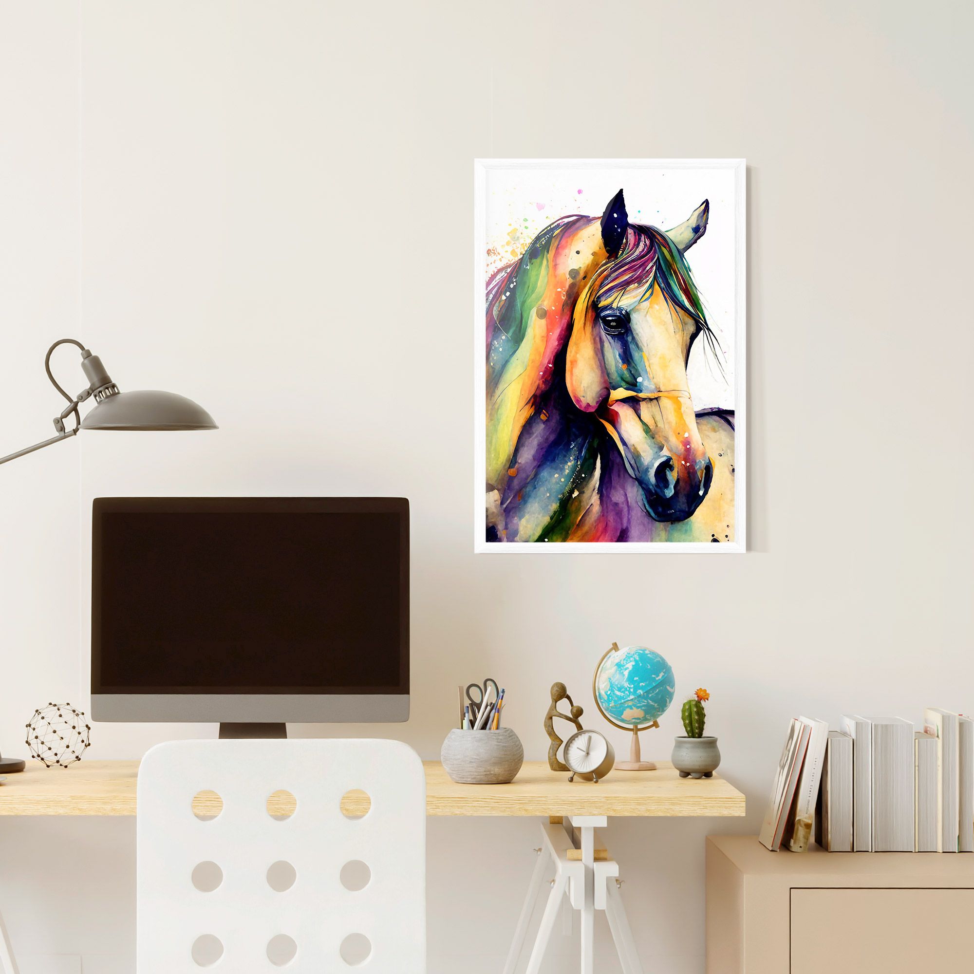 Colorful Horse mockup 6