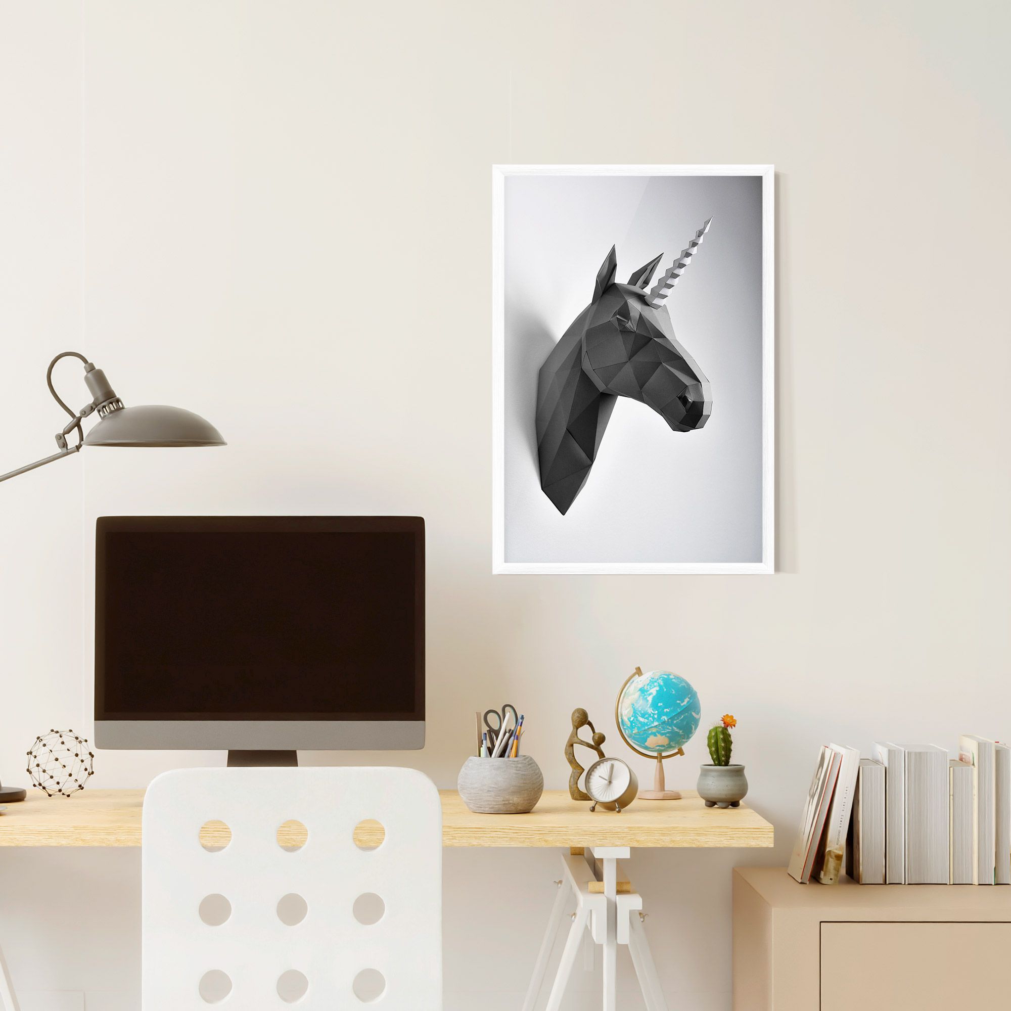 Geometrical Unicorn mockup 6