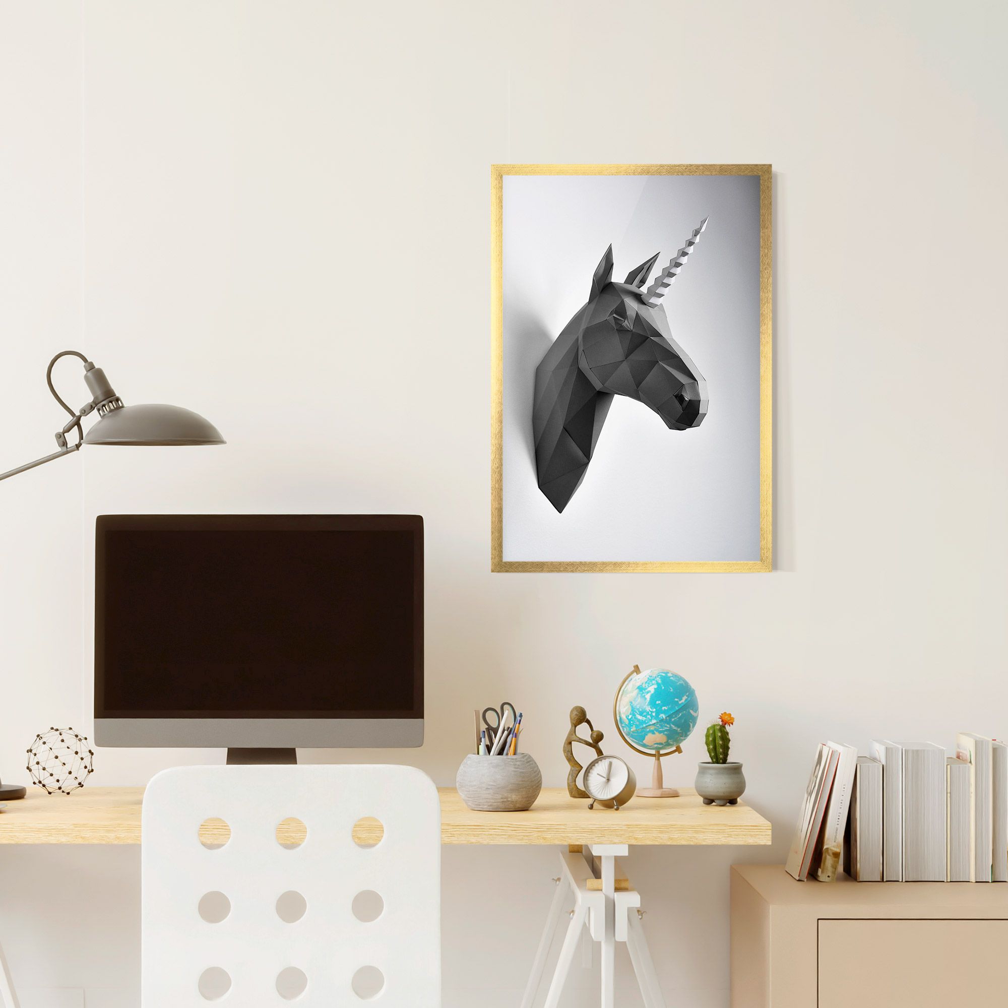 Geometrical Unicorn mockup 6