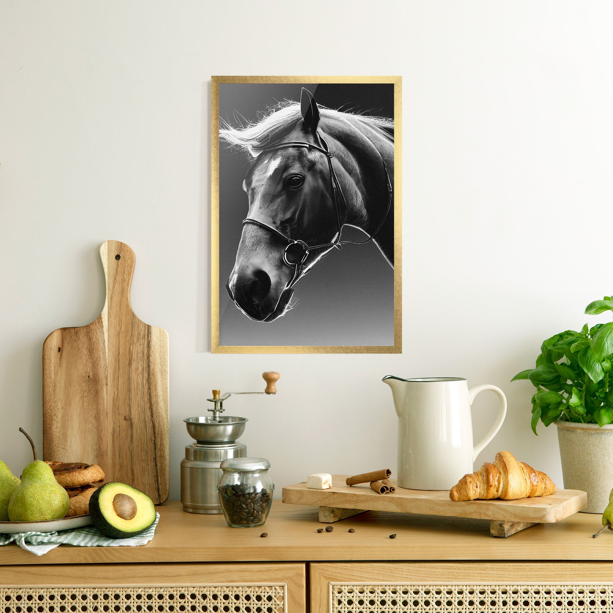Black Horse Profile mockup 8