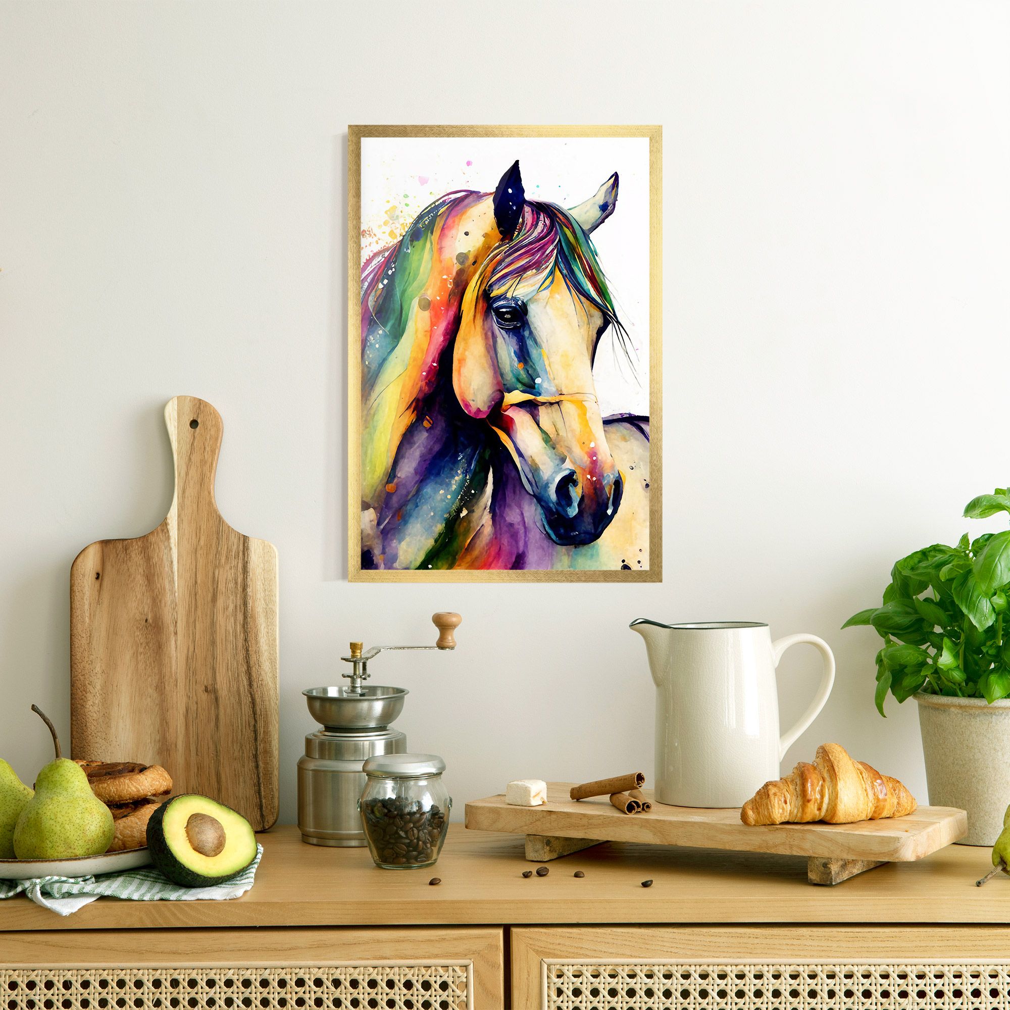 Colorful Horse mockup 8
