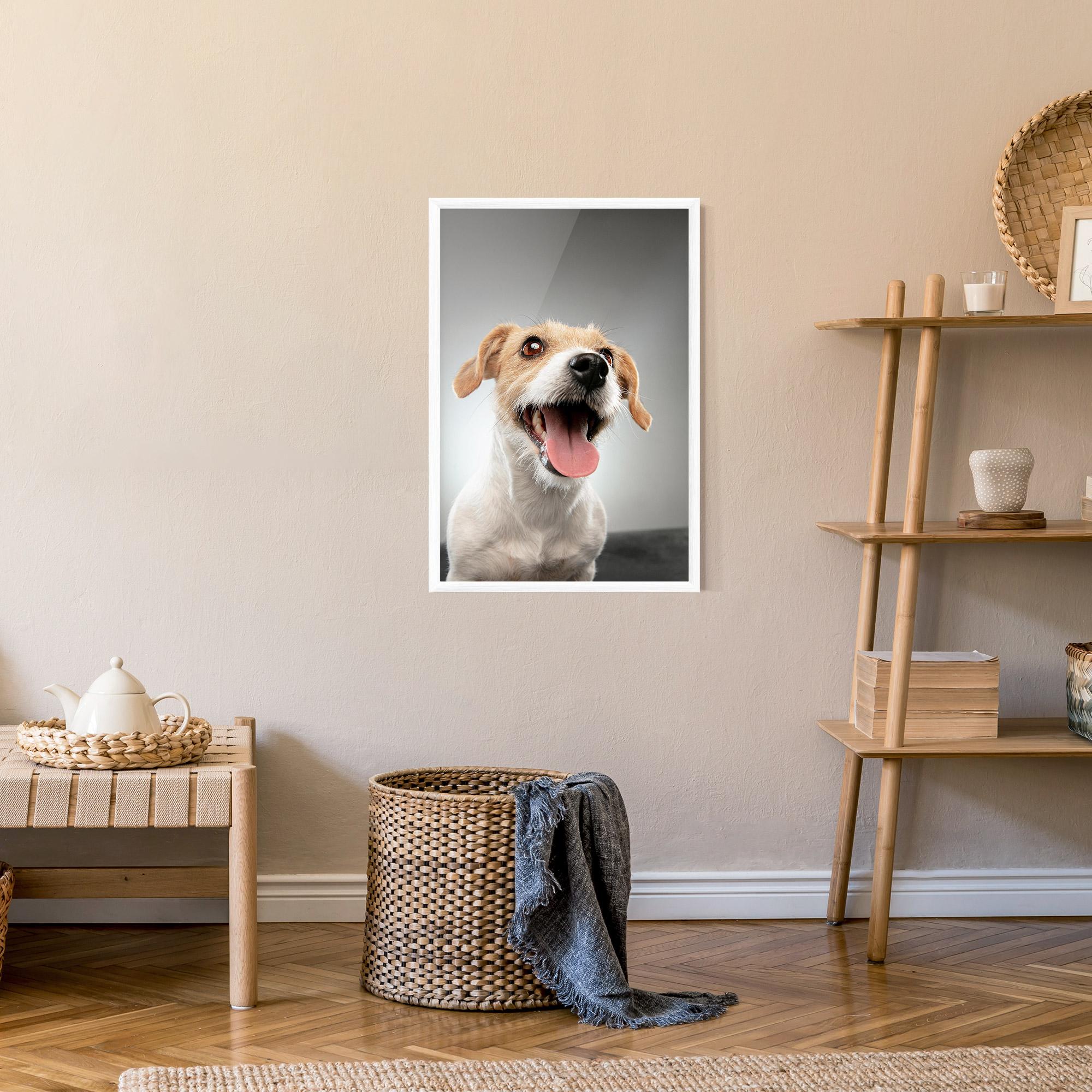 Keretezett Poszter Jack Russell Terrier mockup 9