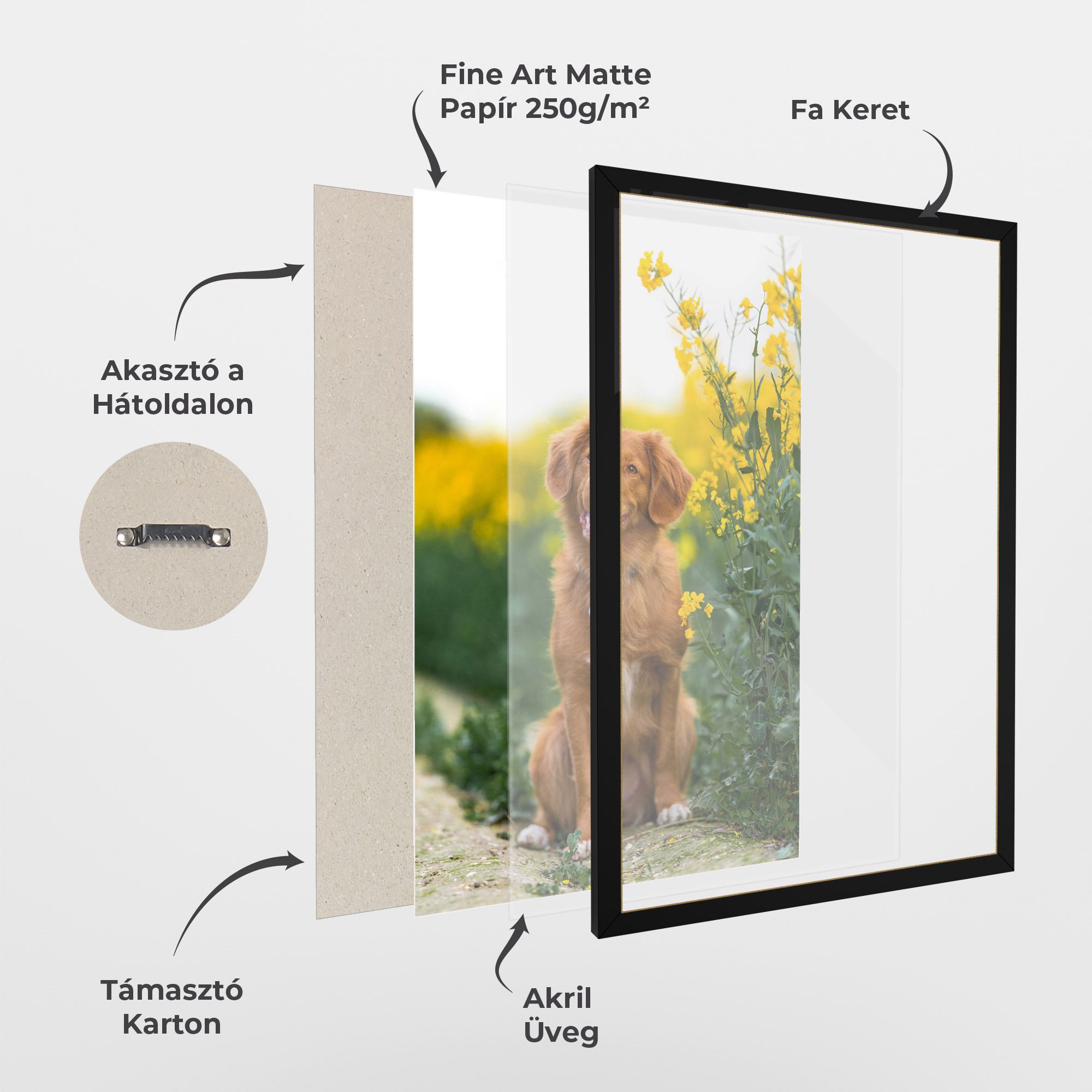 Dog Yellow Flowers mockup 1