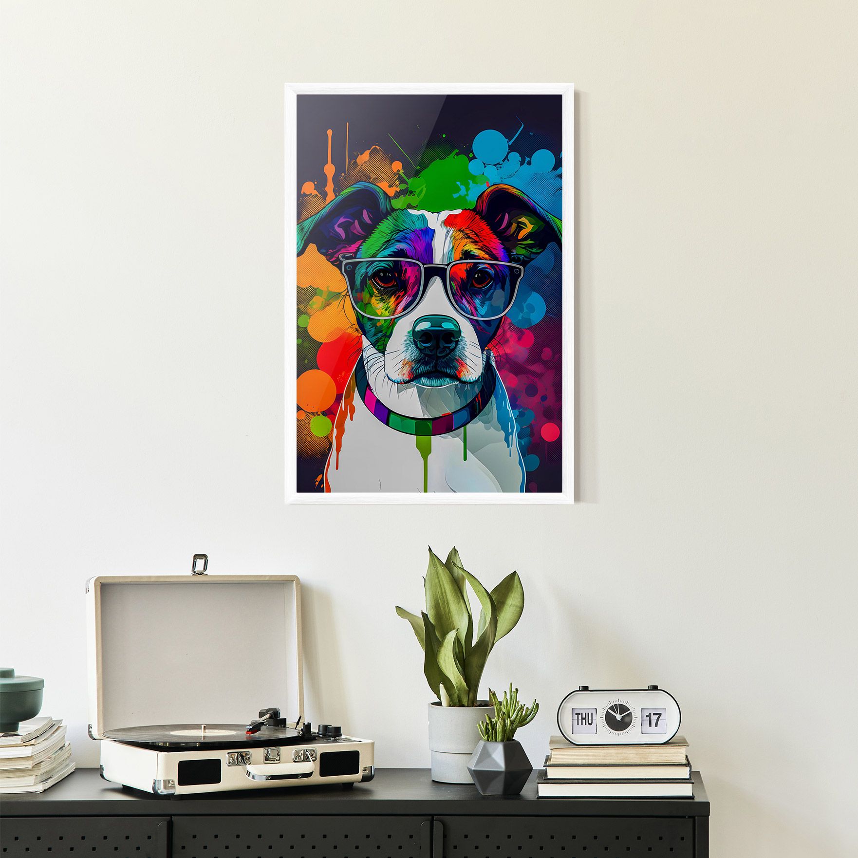 Colorful Dog mockup 2