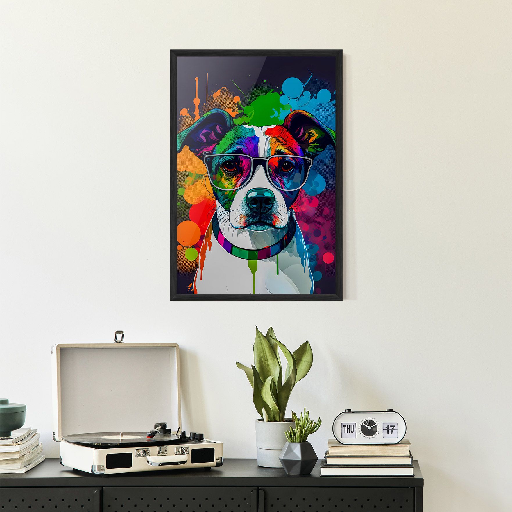 Colorful Dog mockup 2