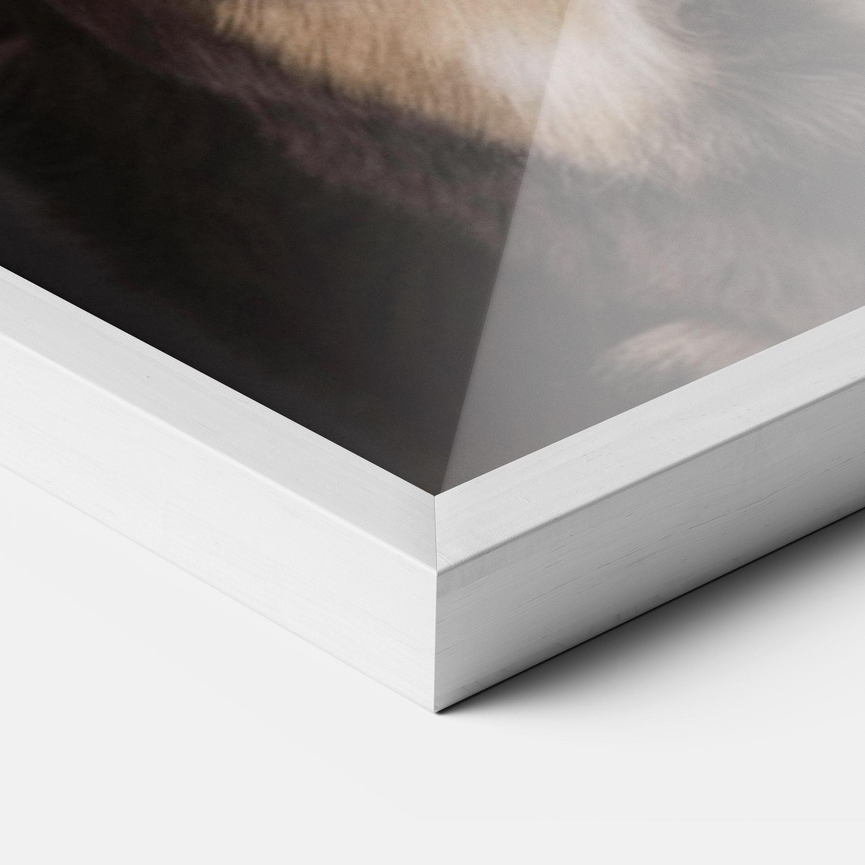 Keretezett Poszter Cute Dog Sitting mockup 3