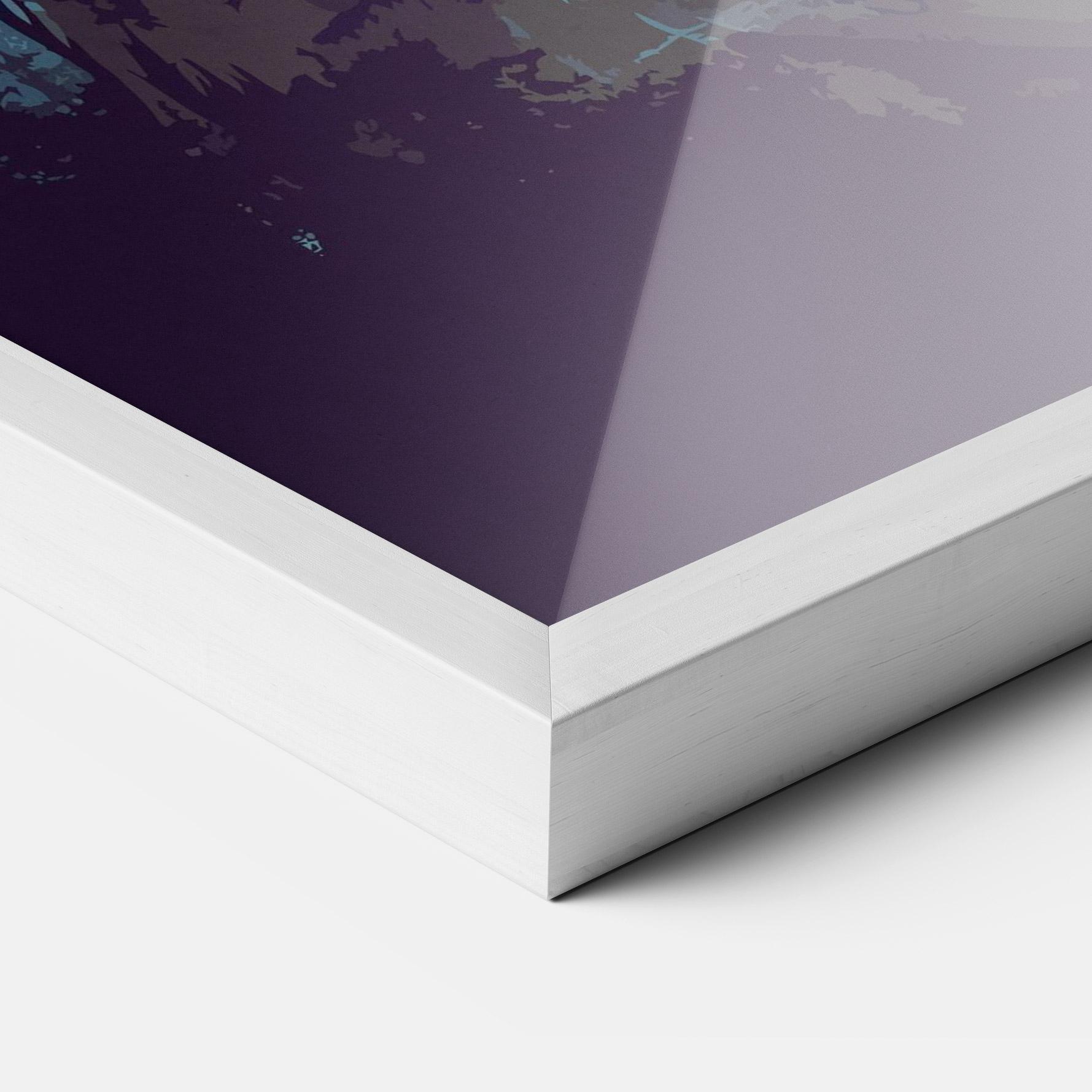 Keretezett Poszter Sunset Dog mockup 3