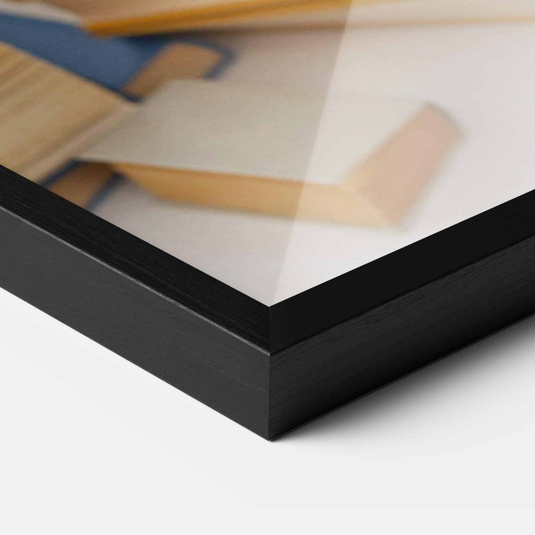 Keretezett Poszter Books Cute Dog mockup 3