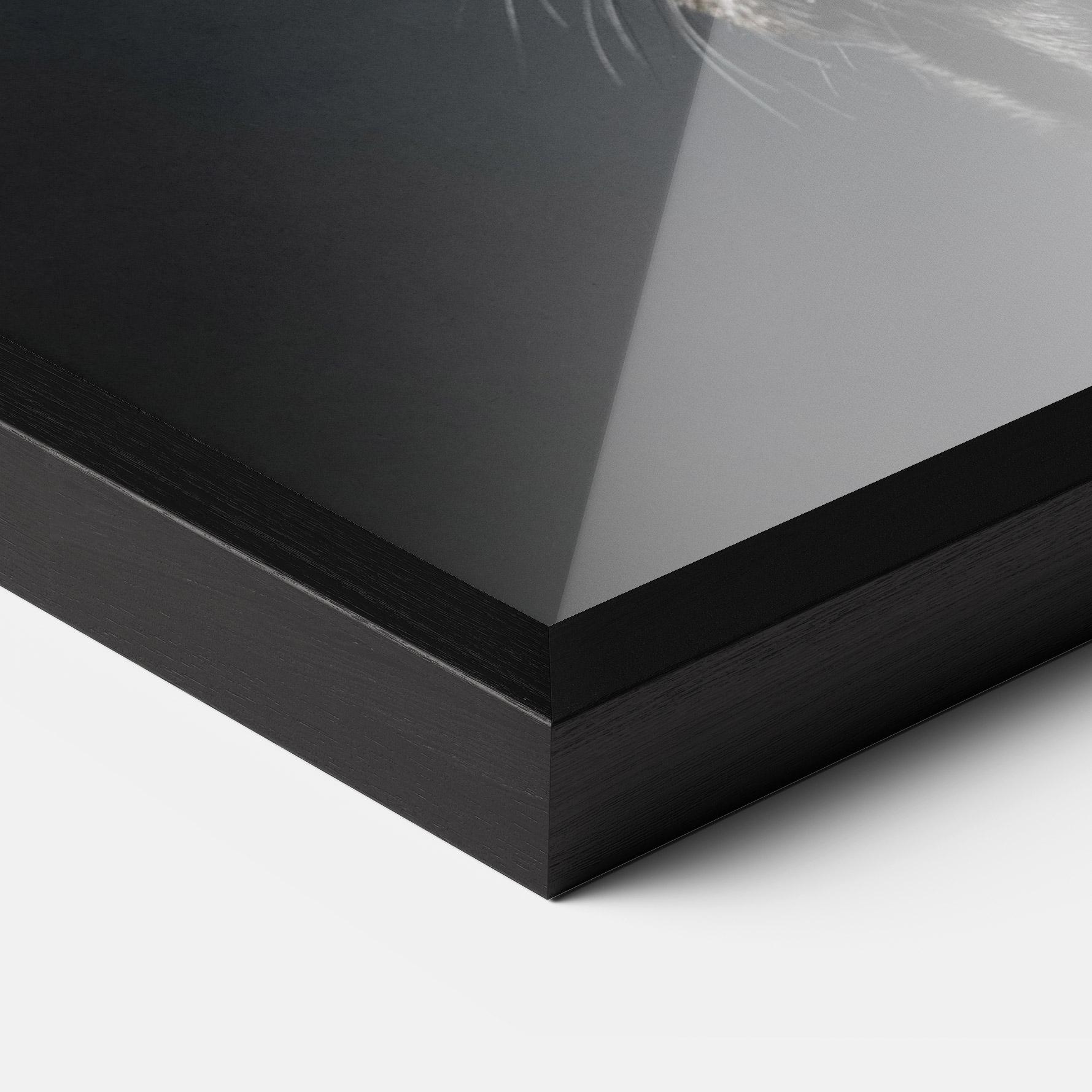 Keretezett Poszter Brown Eyes Dog mockup 3