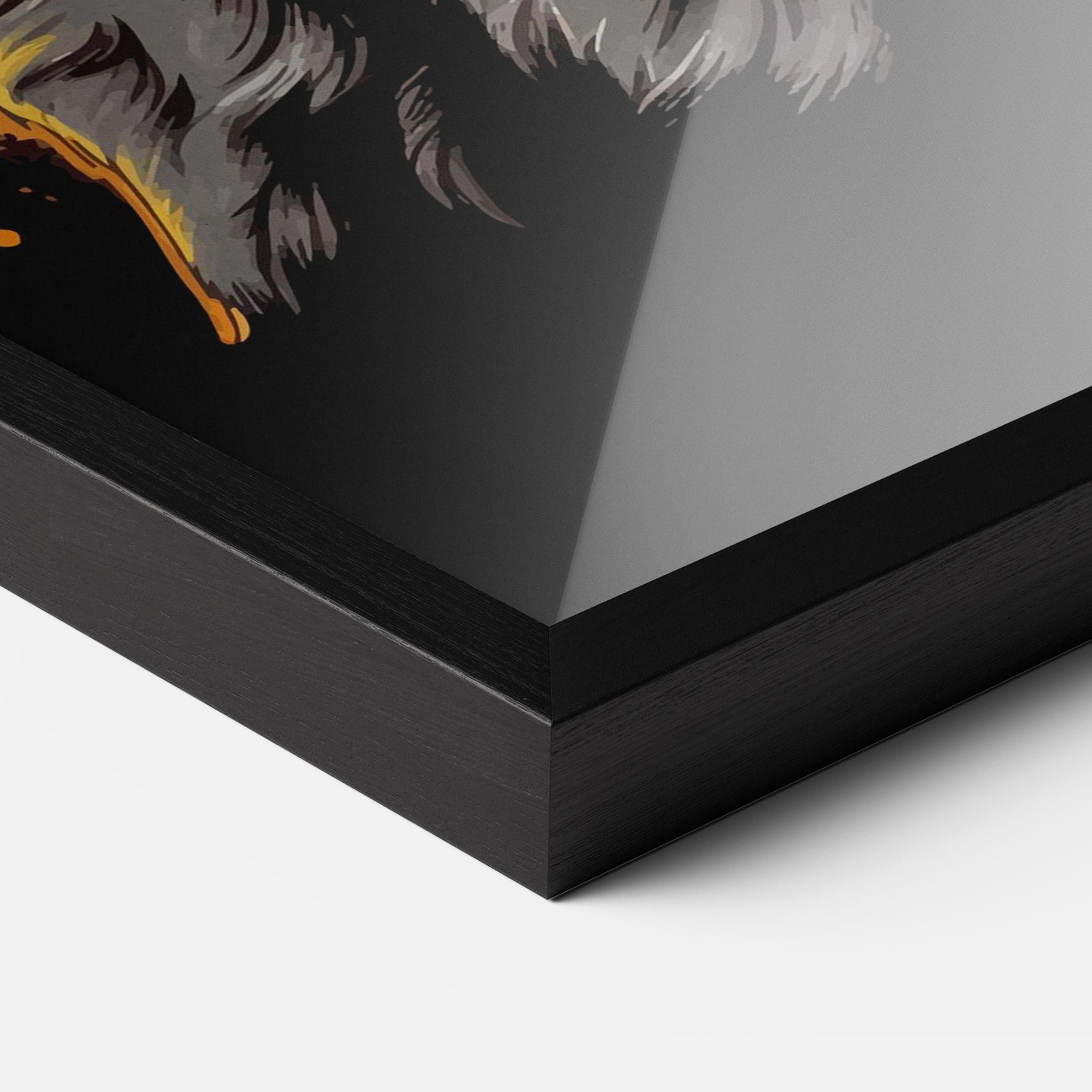 Keretezett Poszter Coolest Dog mockup 3