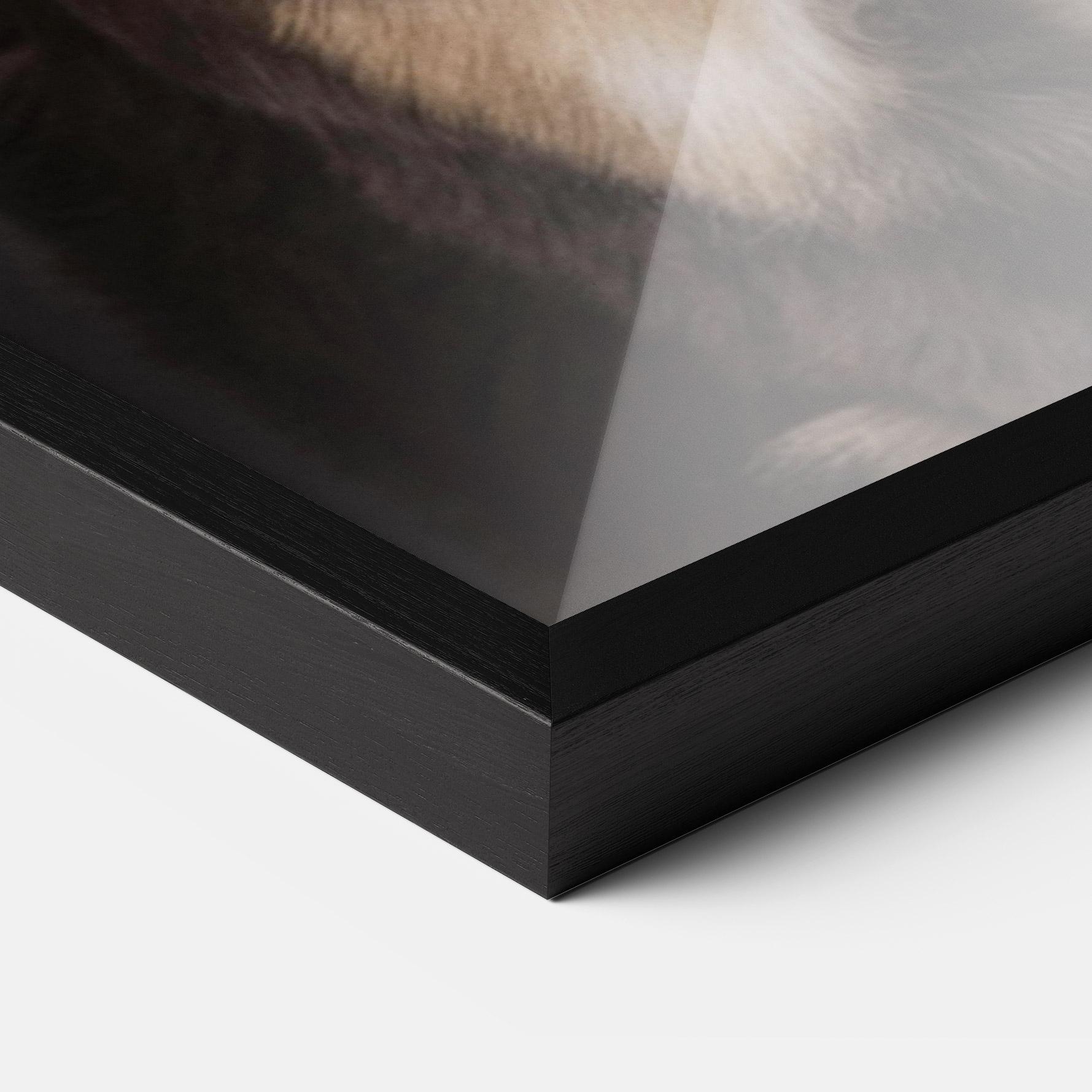 Keretezett Poszter Cute Dog Sitting mockup 3