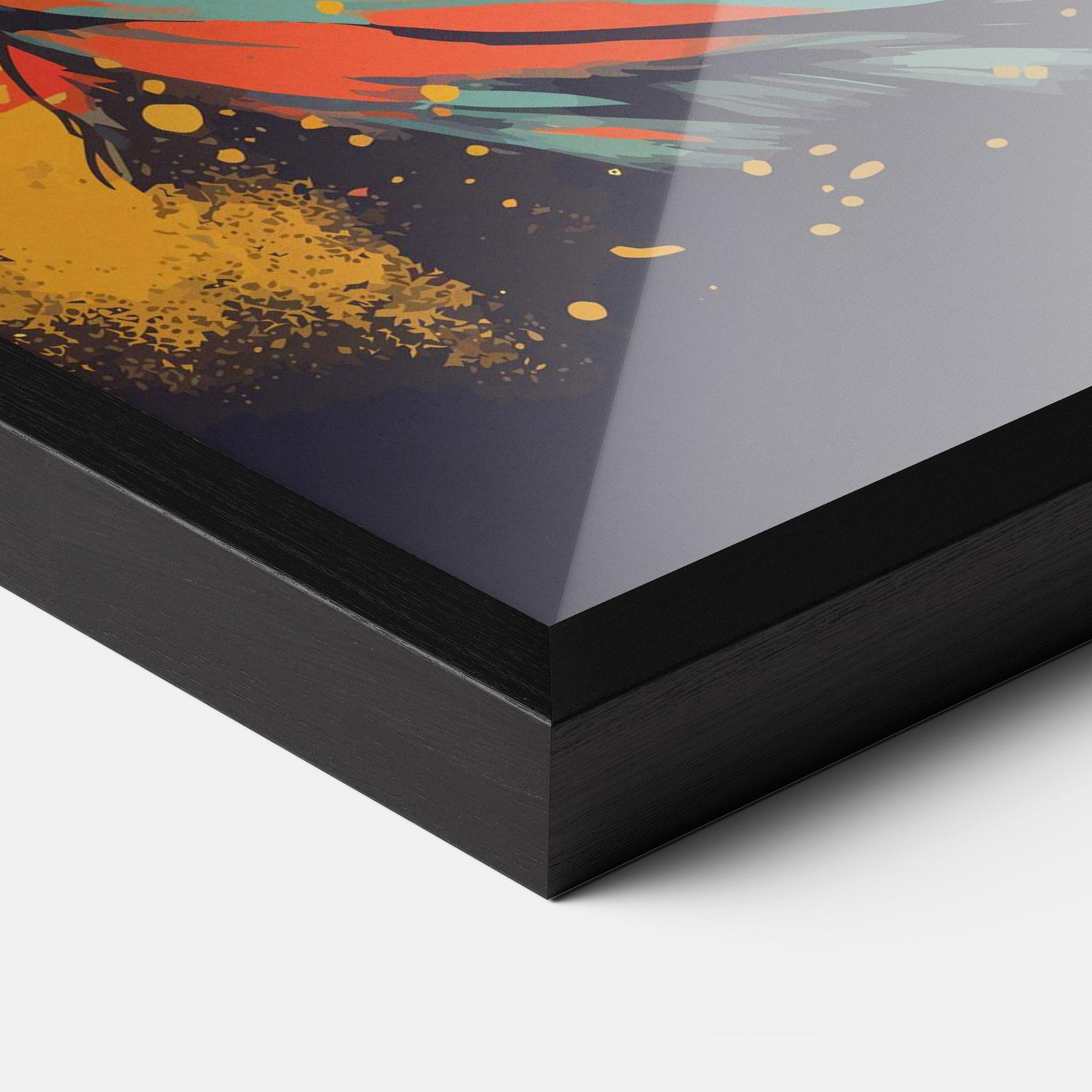 Keretezett Poszter Sunglasses Dog mockup 3