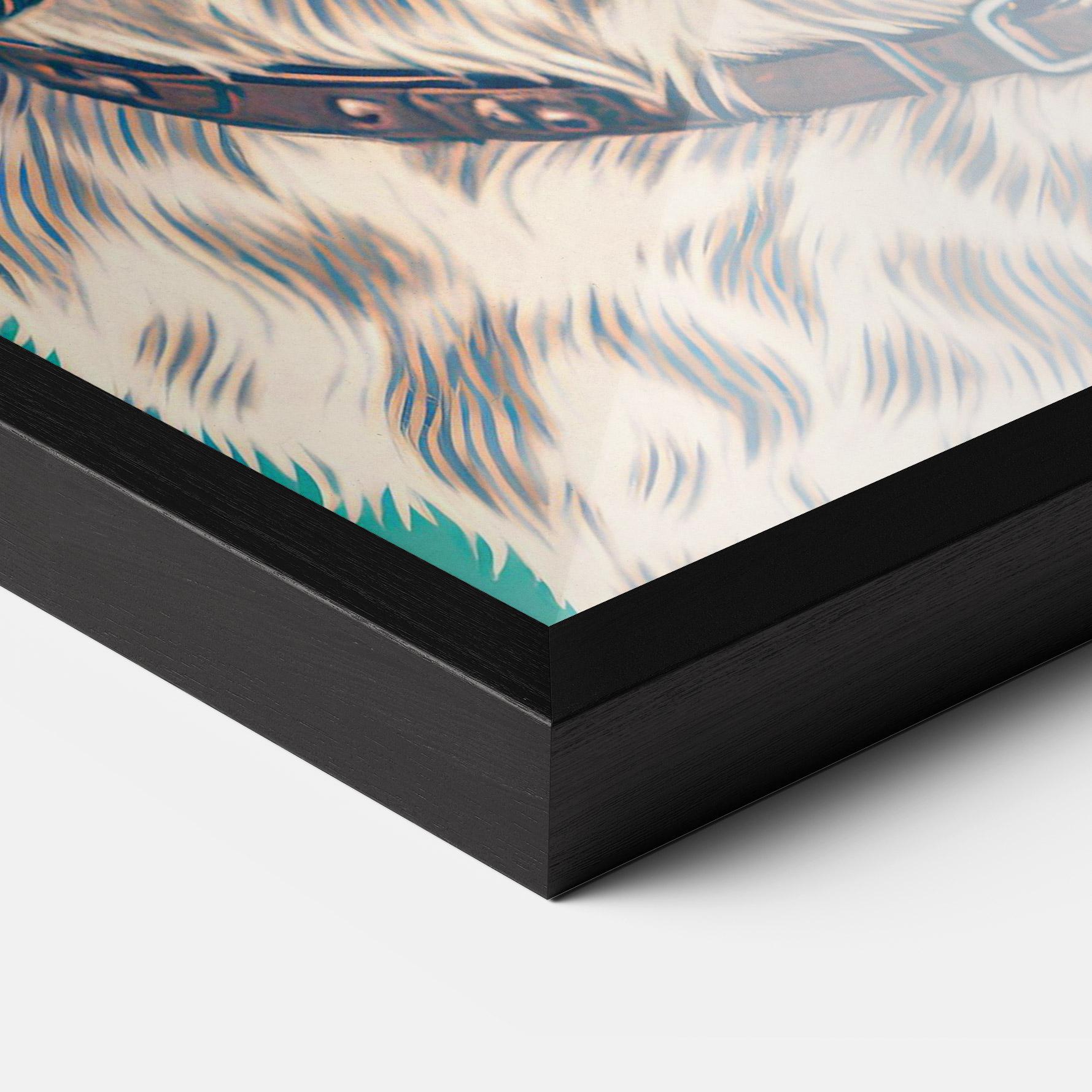 Keretezett Poszter Vintage Dog mockup 3