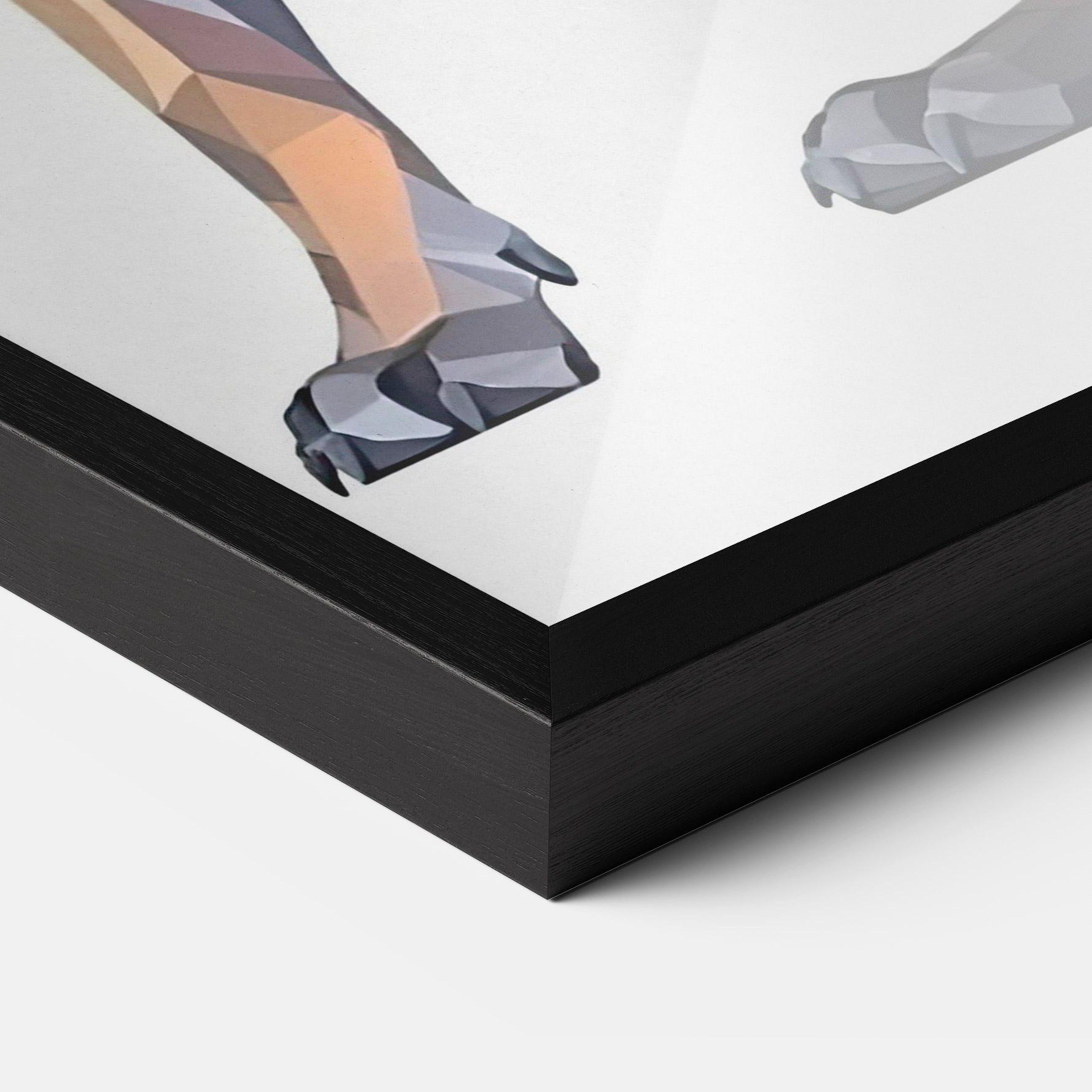 Keretezett Poszter Watercolor Cane Corso mockup 3