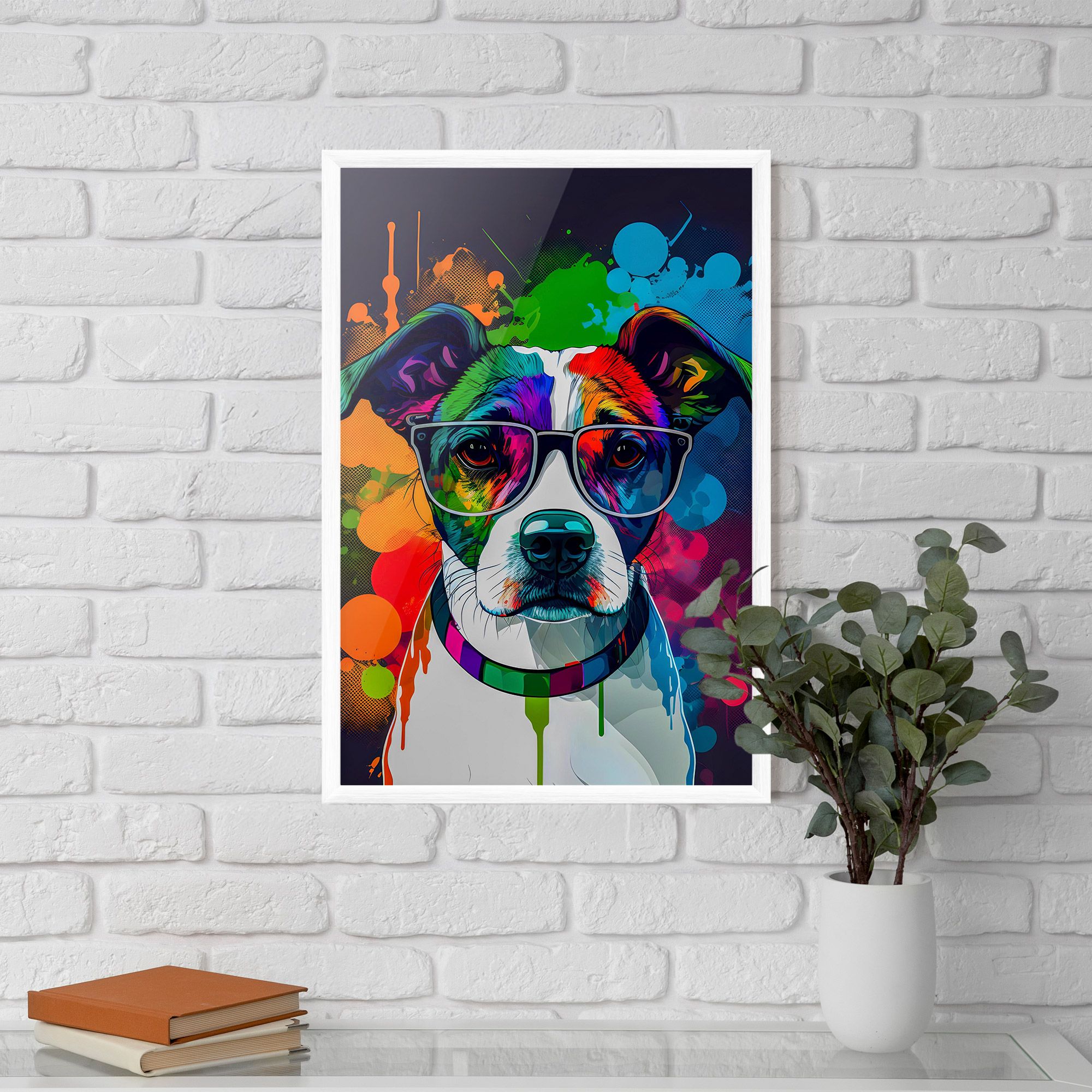 Colorful Dog mockup 5