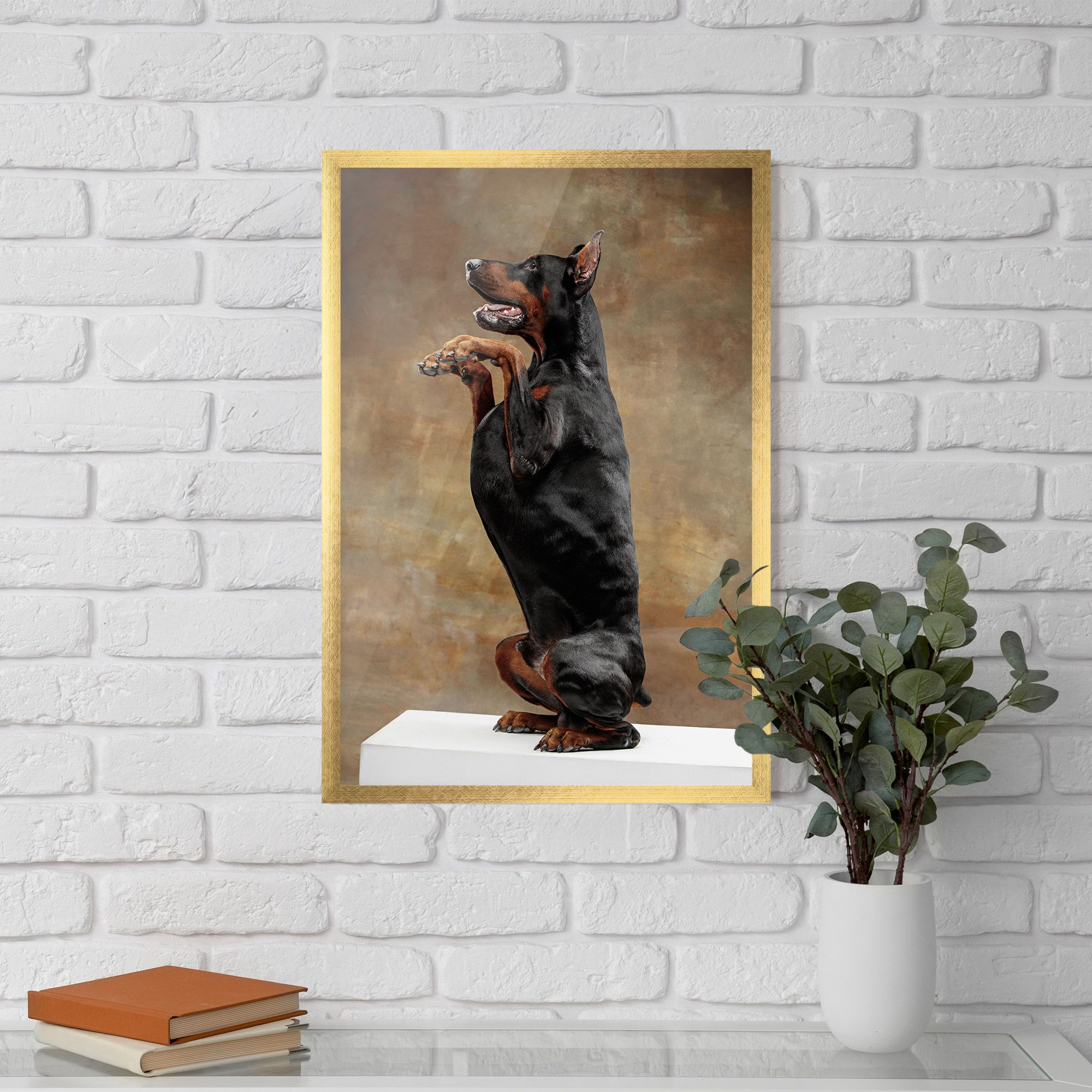 Doberman Standing mockup 5