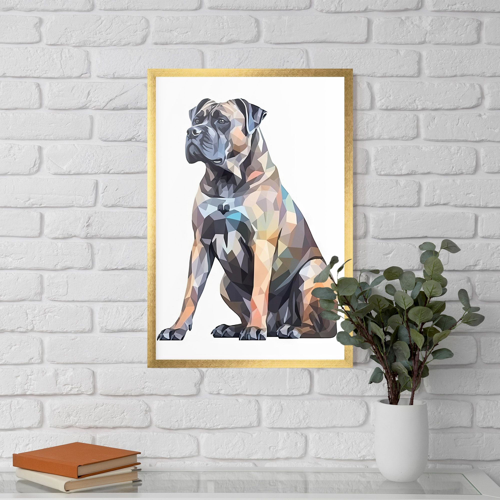 Watercolor Cane Corso mockup 5
