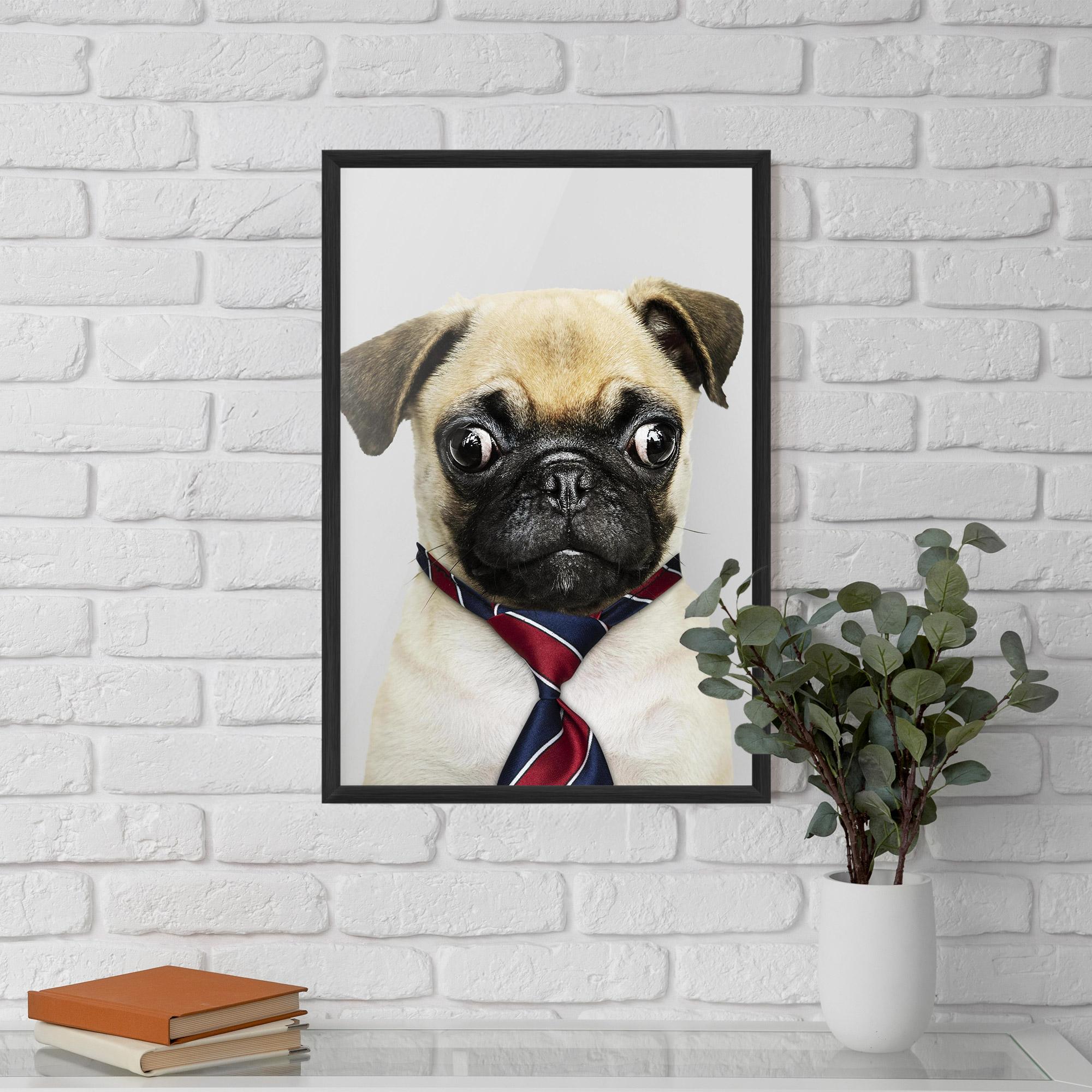 Keretezett Poszter Business Pug mockup 5