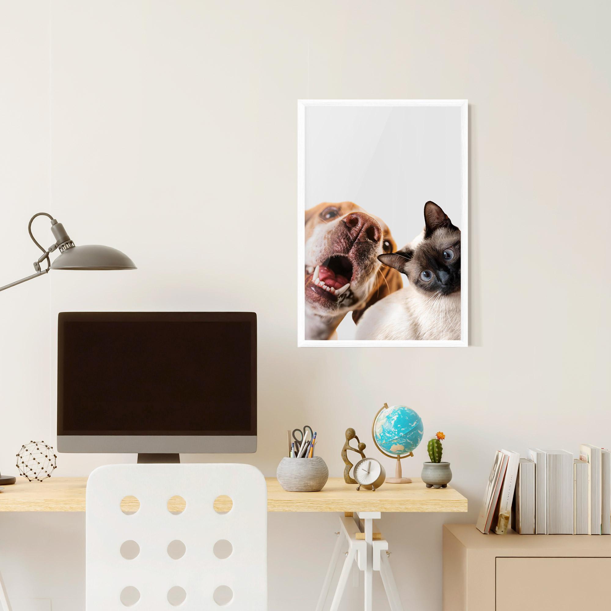Keretezett Poszter Cute Pet Collage mockup 6