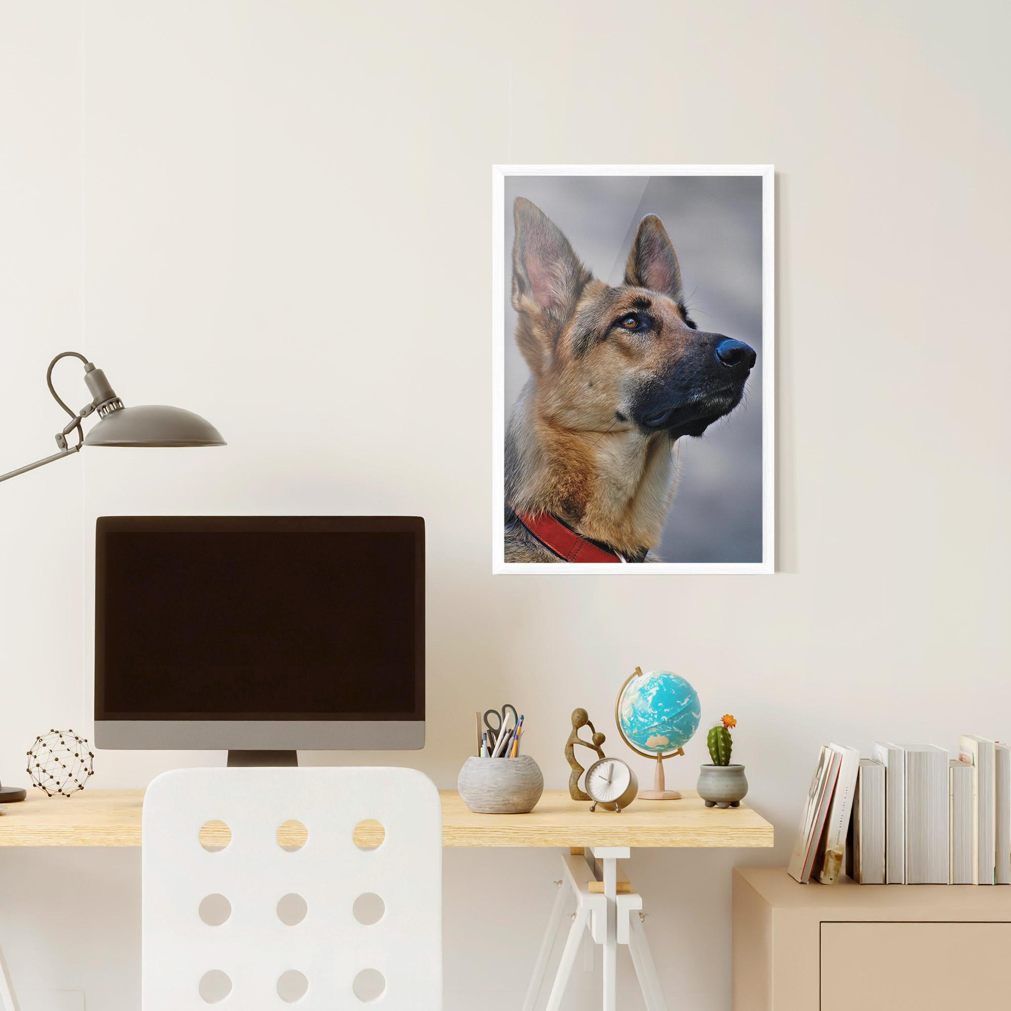 Keretezett Poszter German Shepherd mockup 6