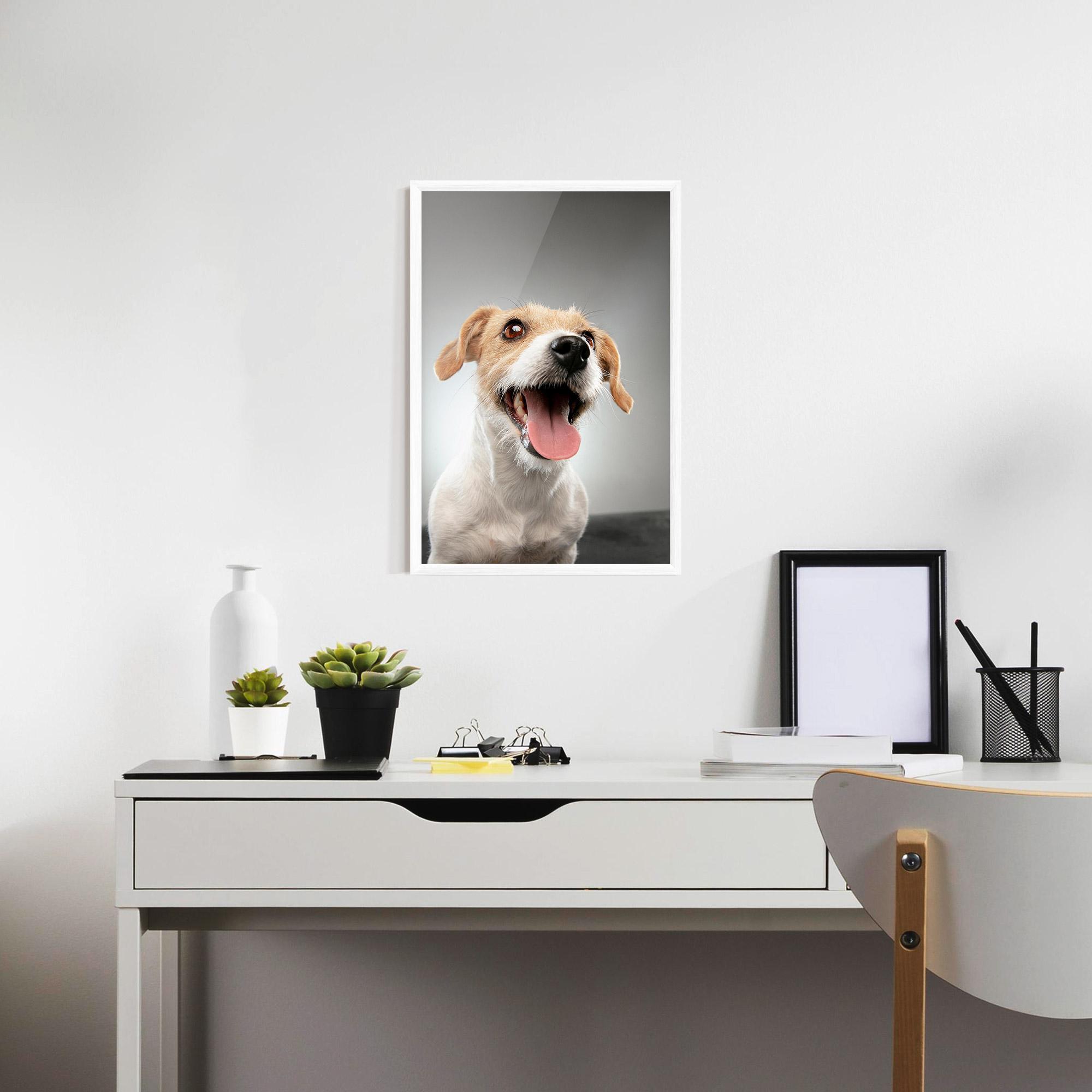 Keretezett Poszter Jack Russell Terrier mockup 7