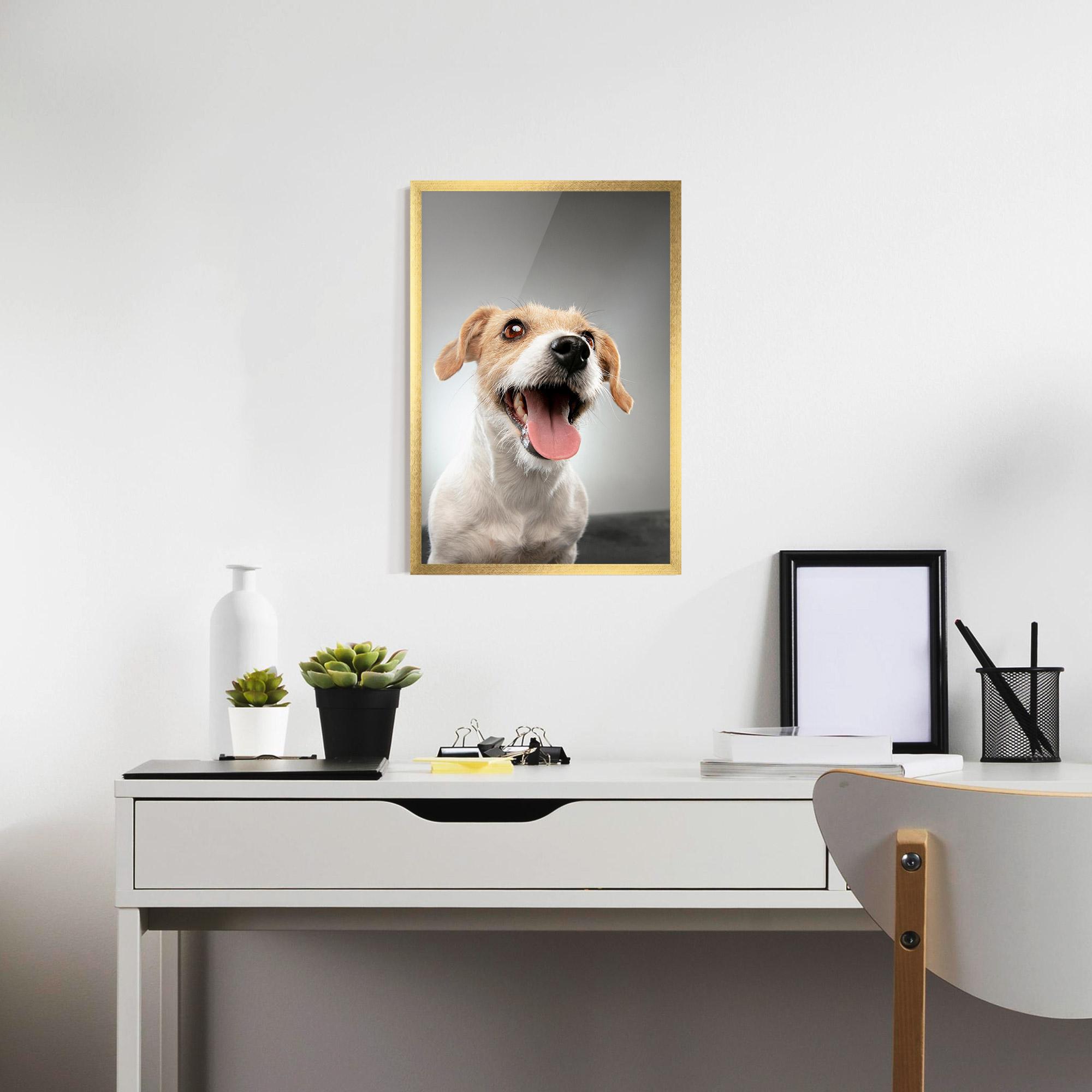 Keretezett Poszter Jack Russell Terrier mockup 7