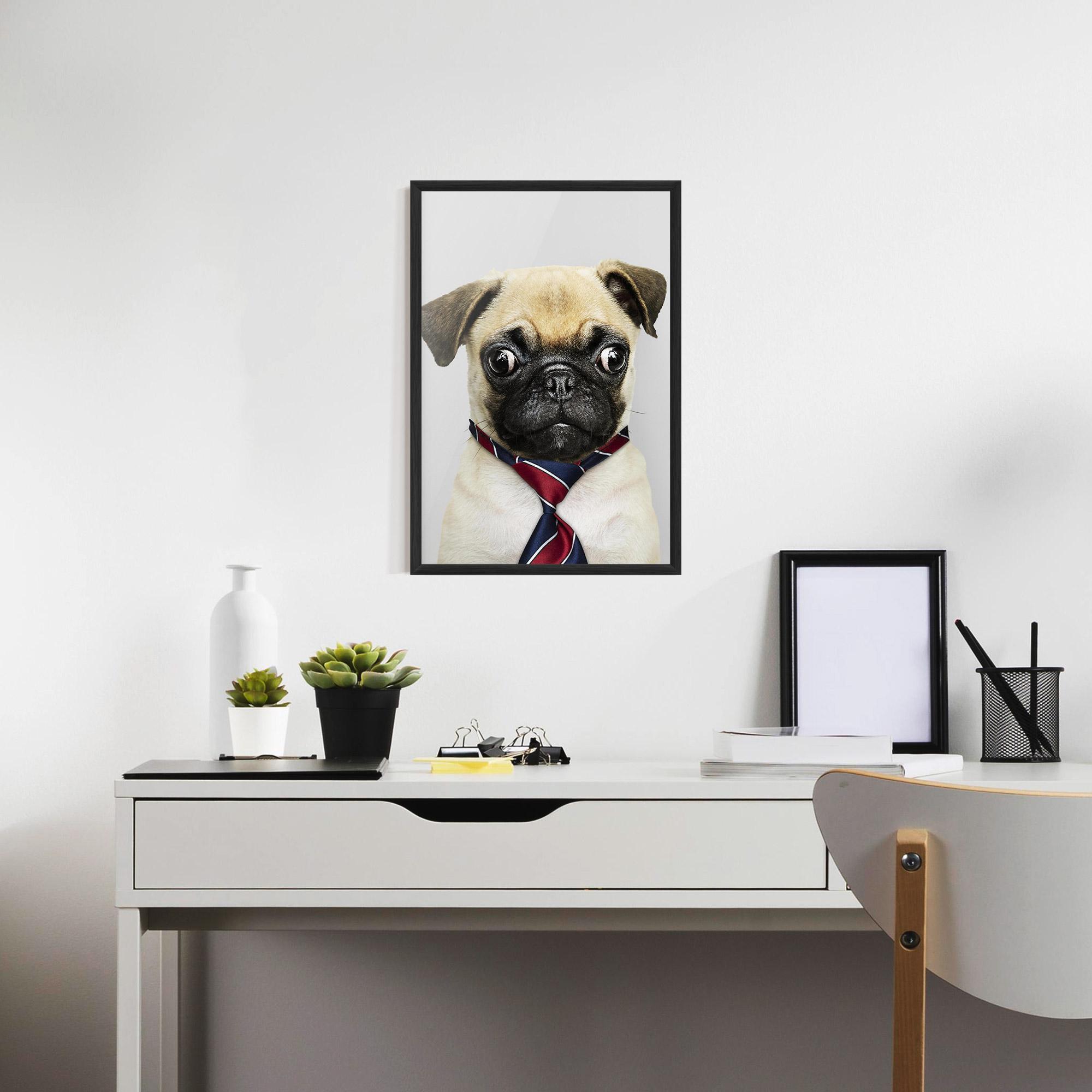Keretezett Poszter Business Pug mockup 7