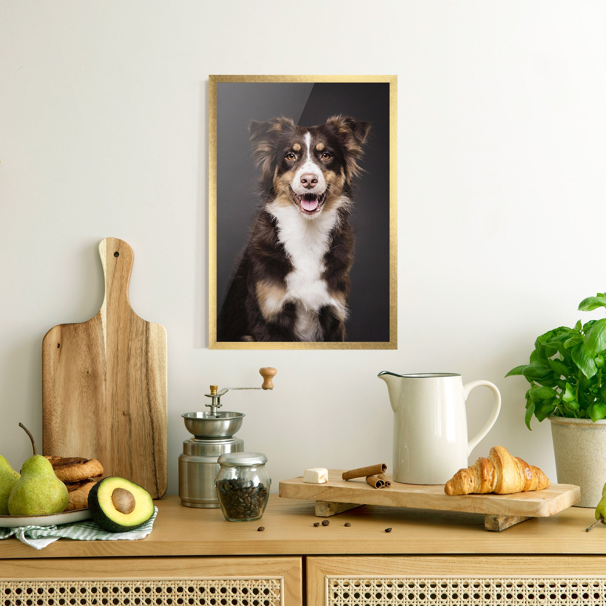 Cute Dog Sitting mockup 8