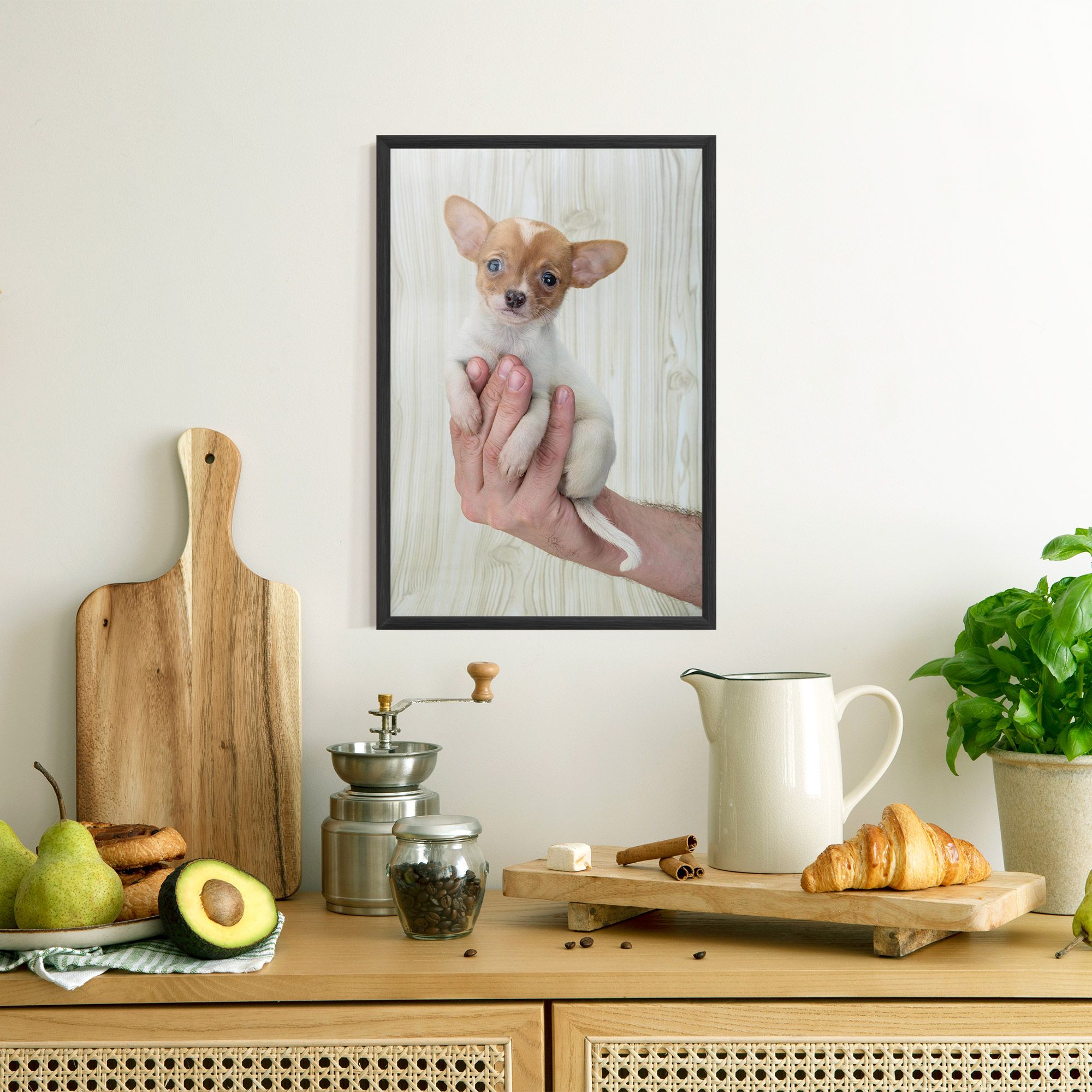 Holding Chihuahua mockup 8
