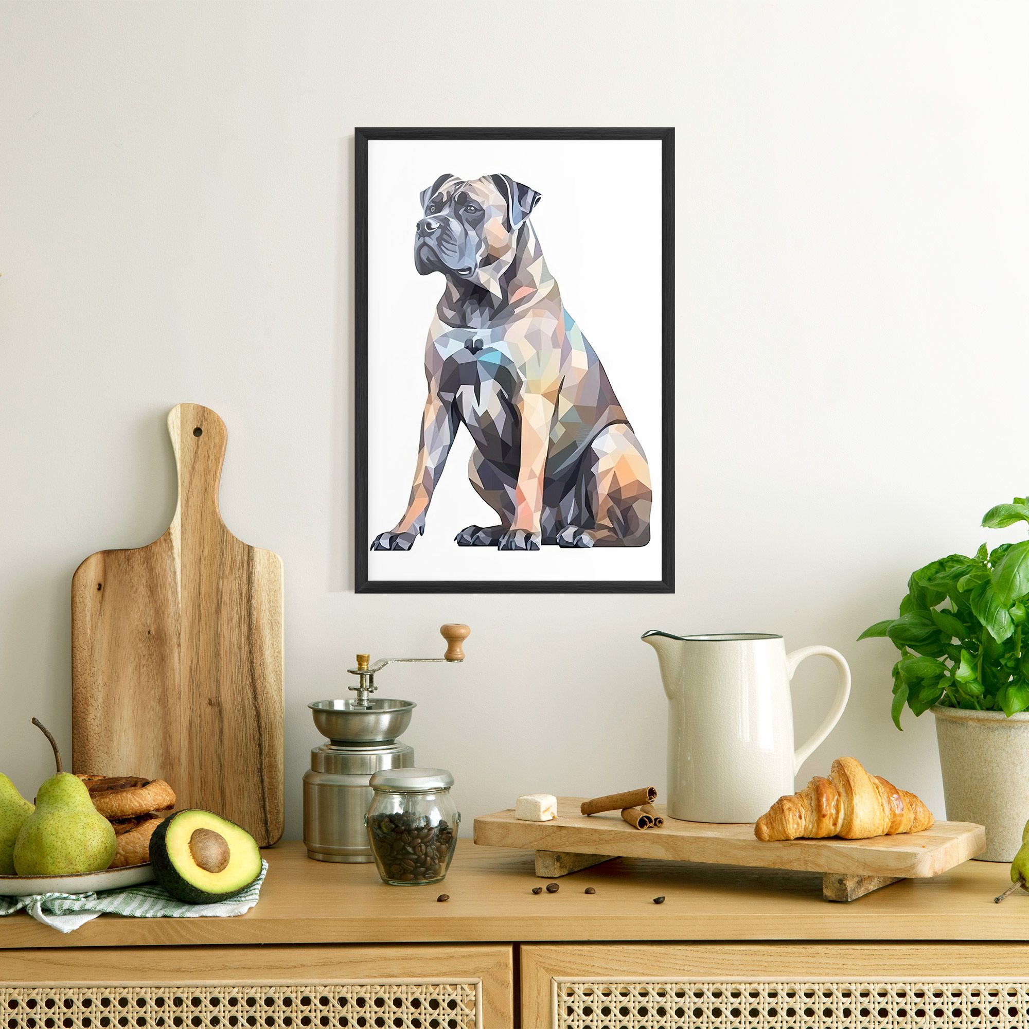 Watercolor Cane Corso mockup 8