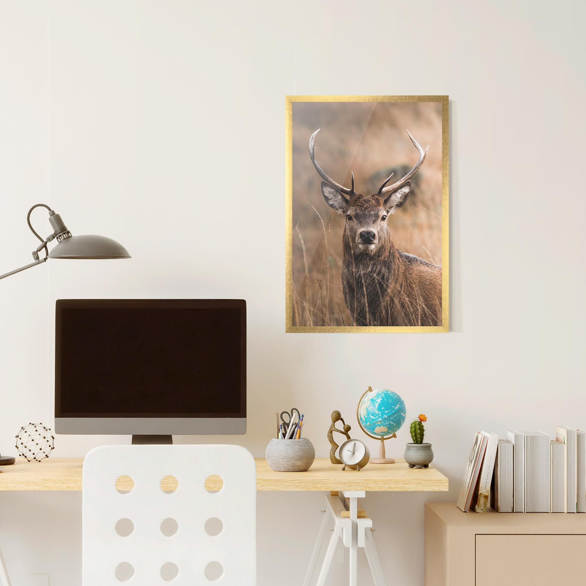 Keretezett Poszter Majestic Deer mockup 6