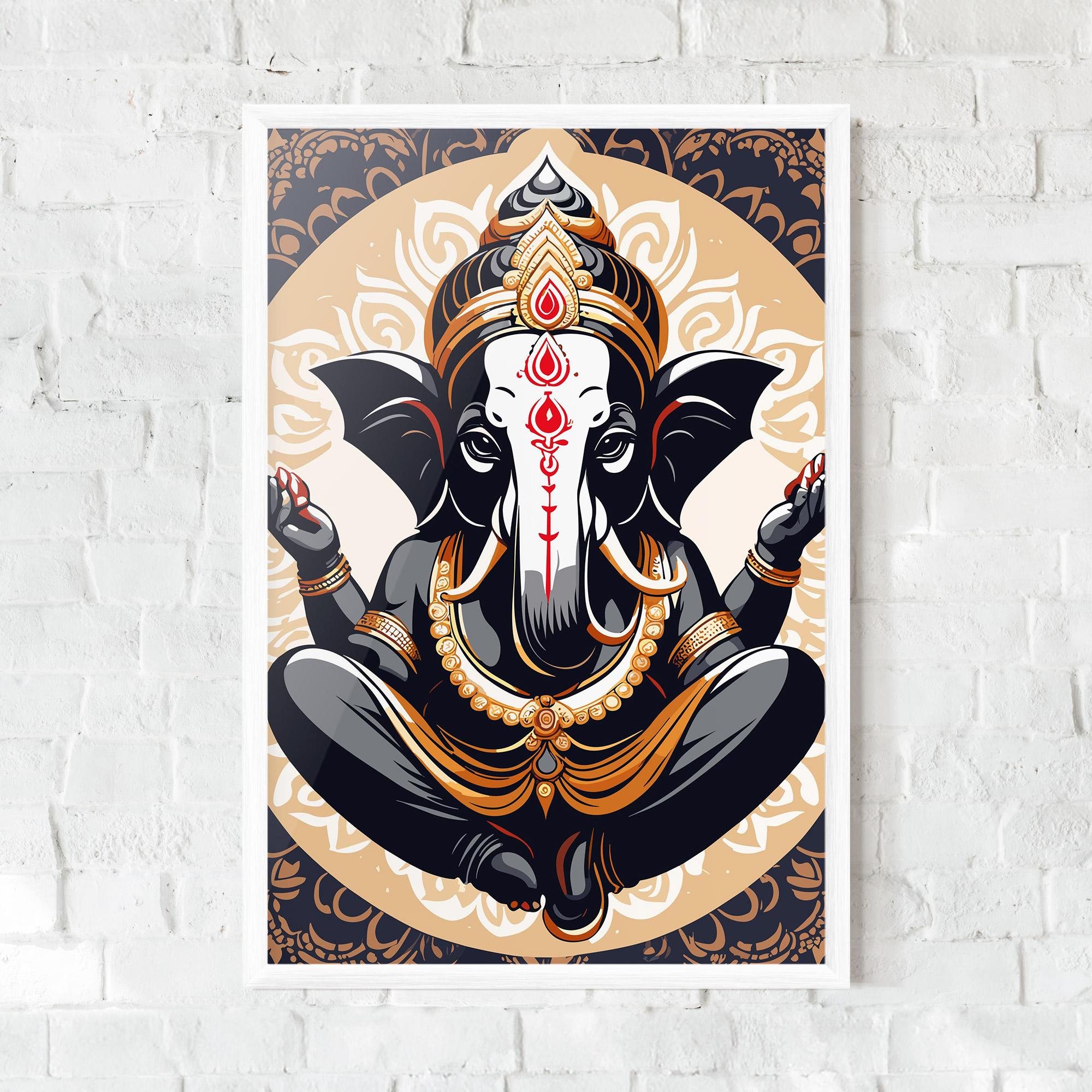 Keretezett Poszter Elefant Color Mix mockup 0