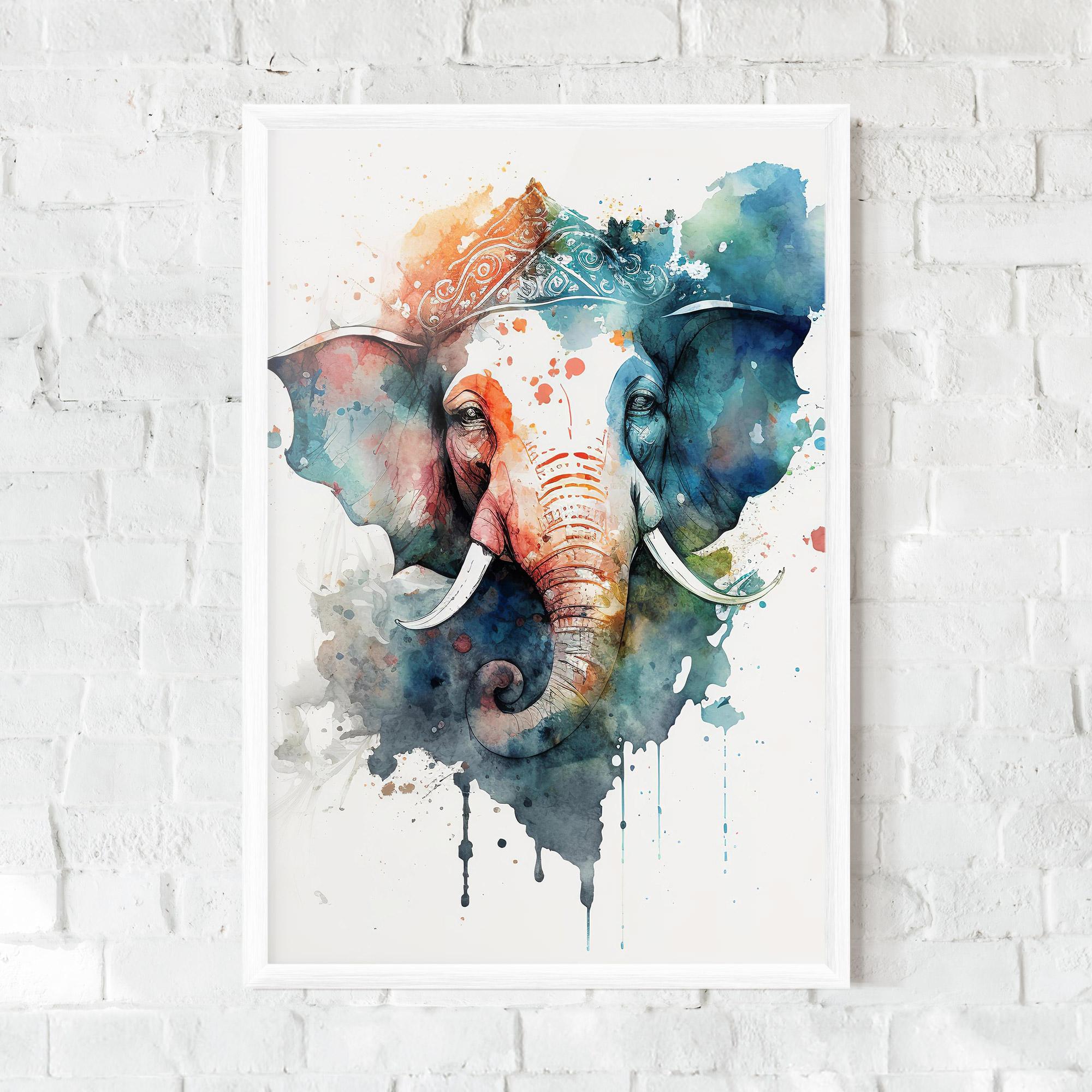Keretezett Poszter Ganesha Chaturthi mockup 0